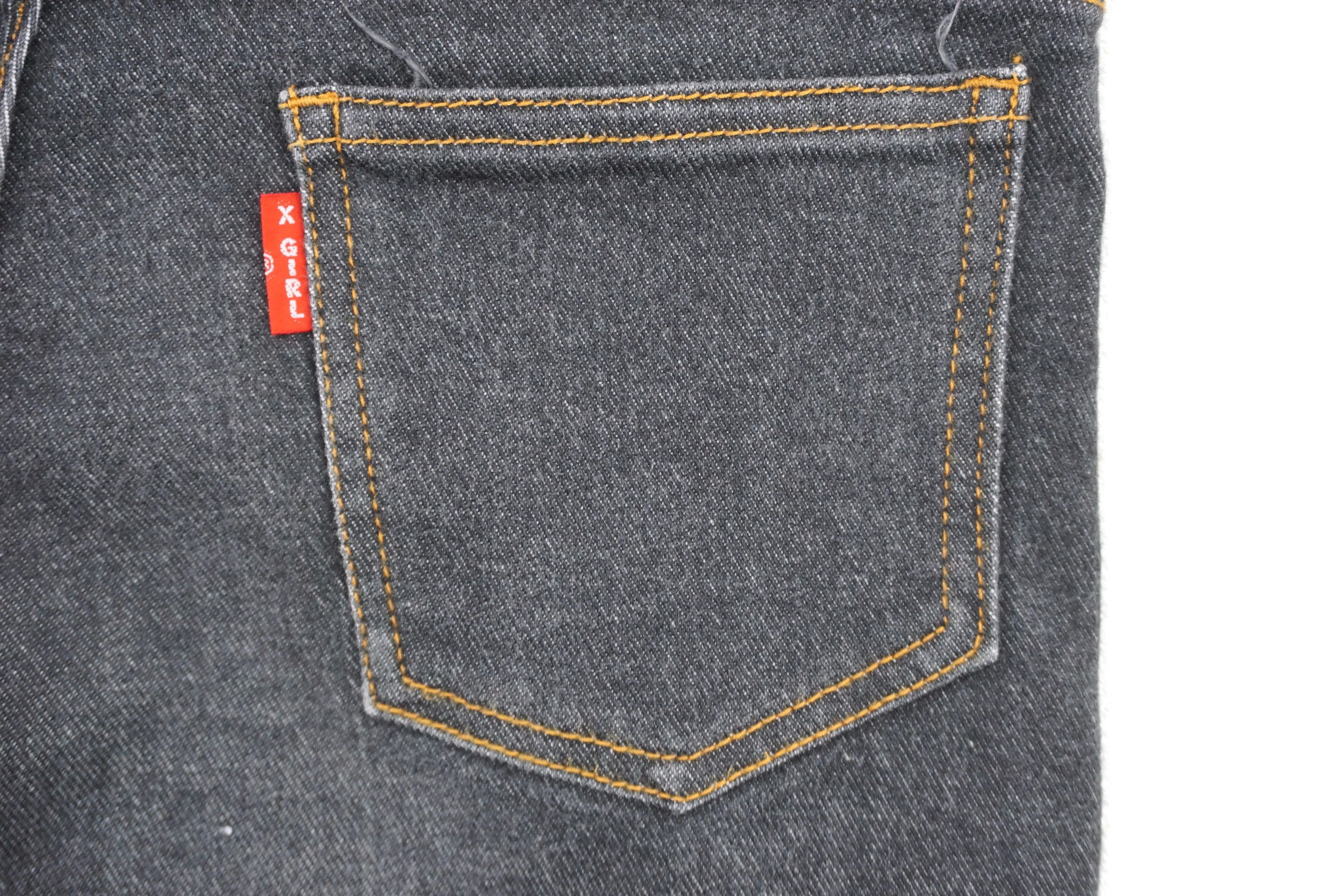 Japanese Brand X-girl Jeans fit W29xL27 Low-Rise Slim Cropped Denim Size 26" / US 2 / IT 38 - 9 Thumbnail