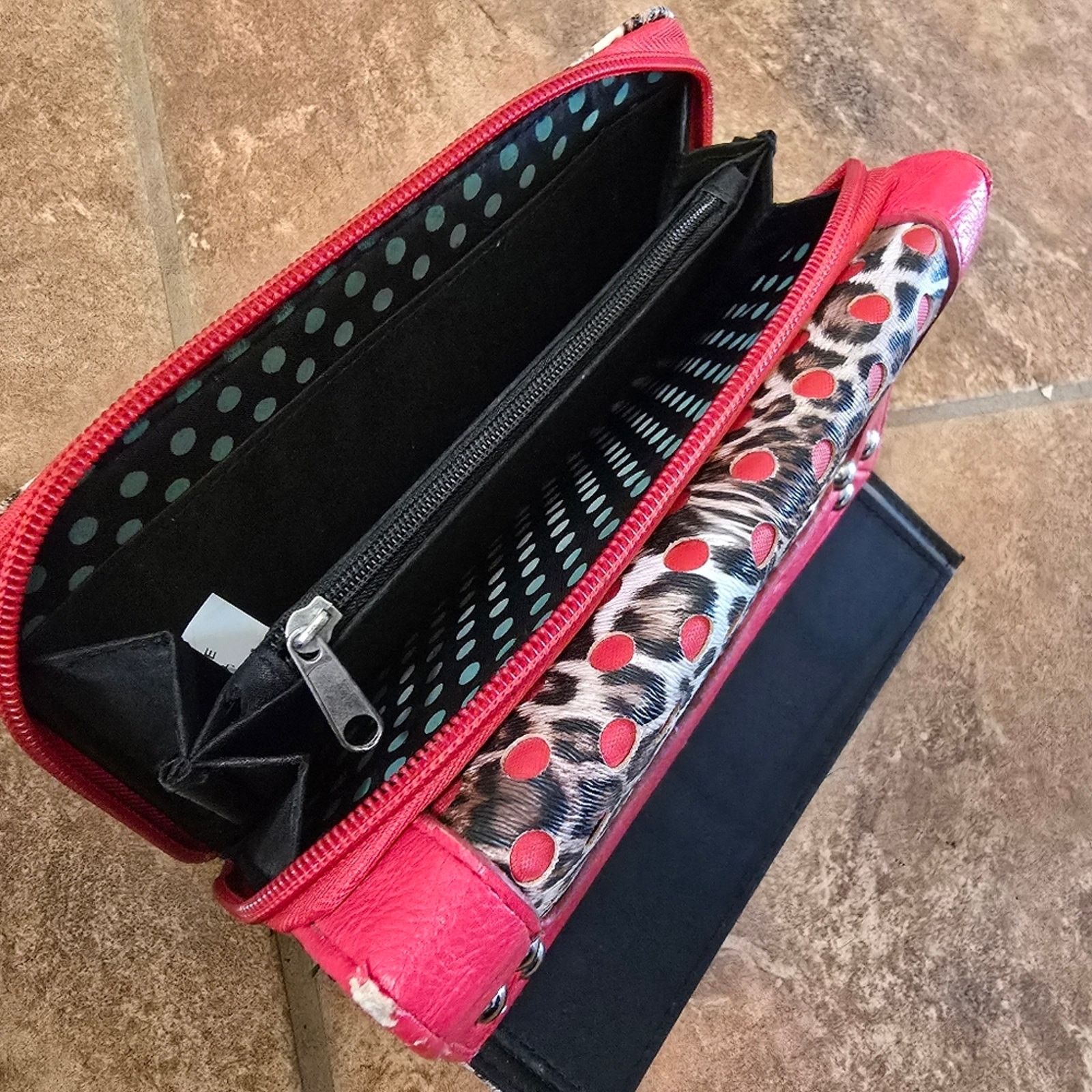 Other Red Animal Polka Dot Clutch Size ONE SIZE - 4 Thumbnail
