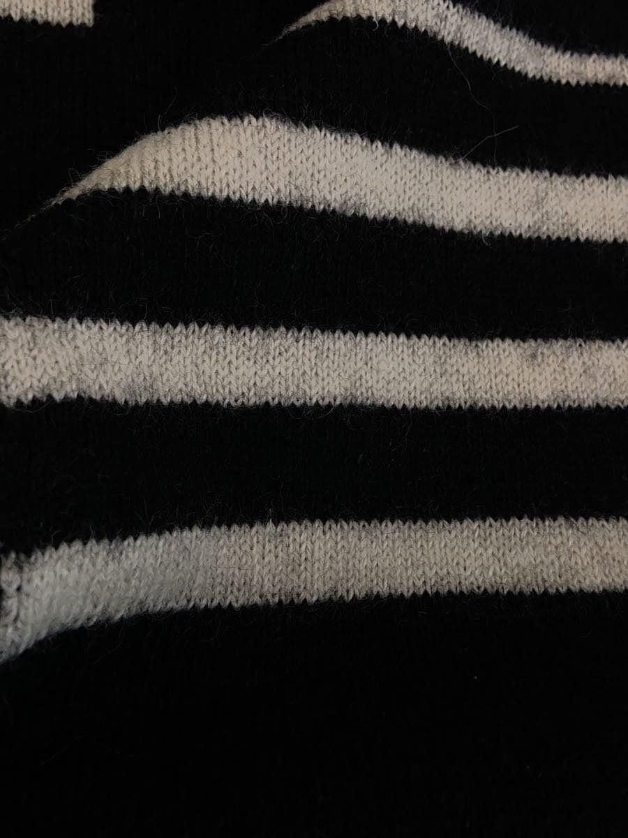 Yohji Yamamoto Asymmetrical Striped Alpaca Wool Knit Sweater Size US M / EU 48-50 / 2 - 5 Thumbnail