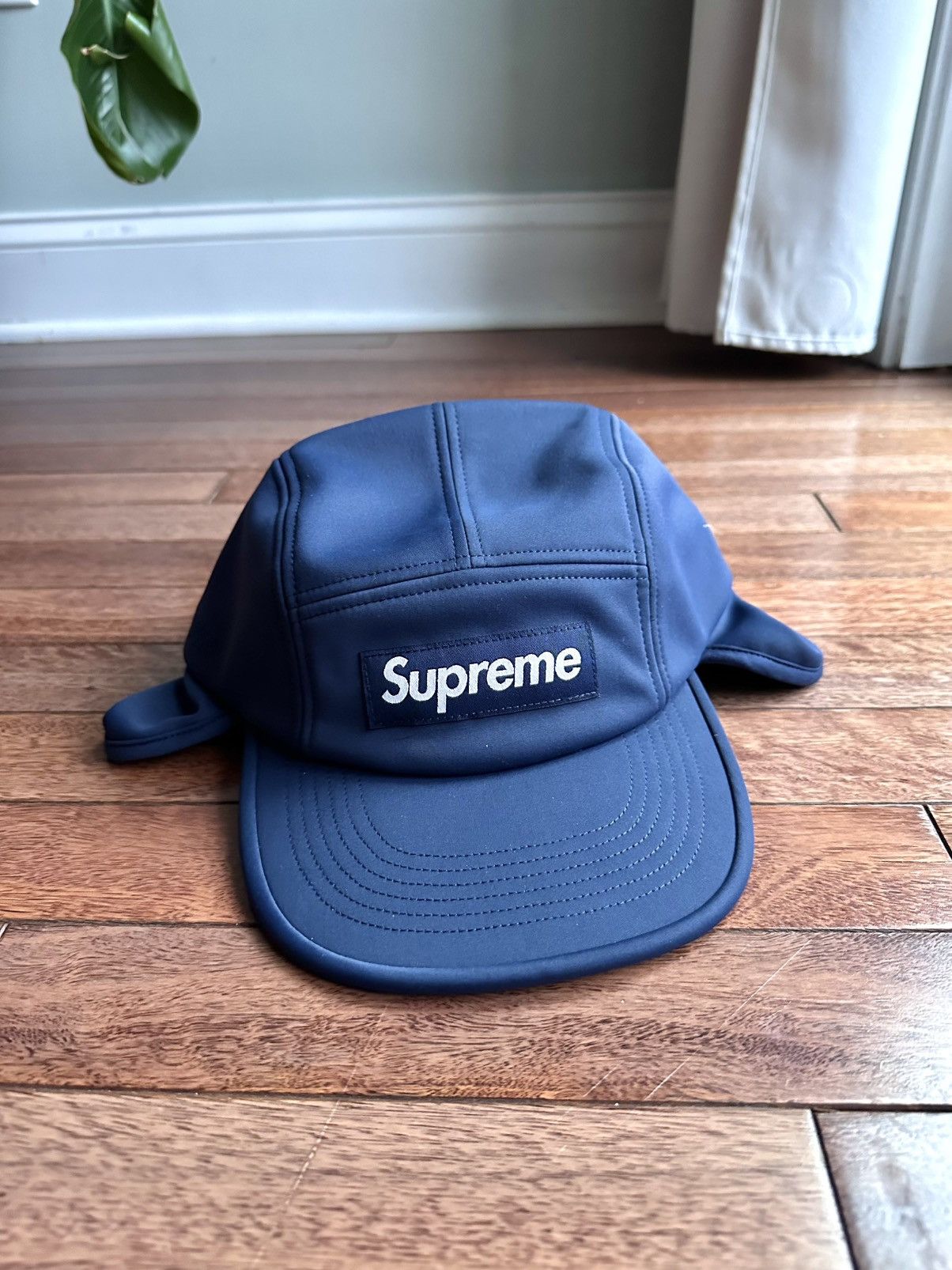 Supreme Supreme Windstopper Earflap Camp Cap Hat - Navy Size ONE SIZE - 2 Thumbnail