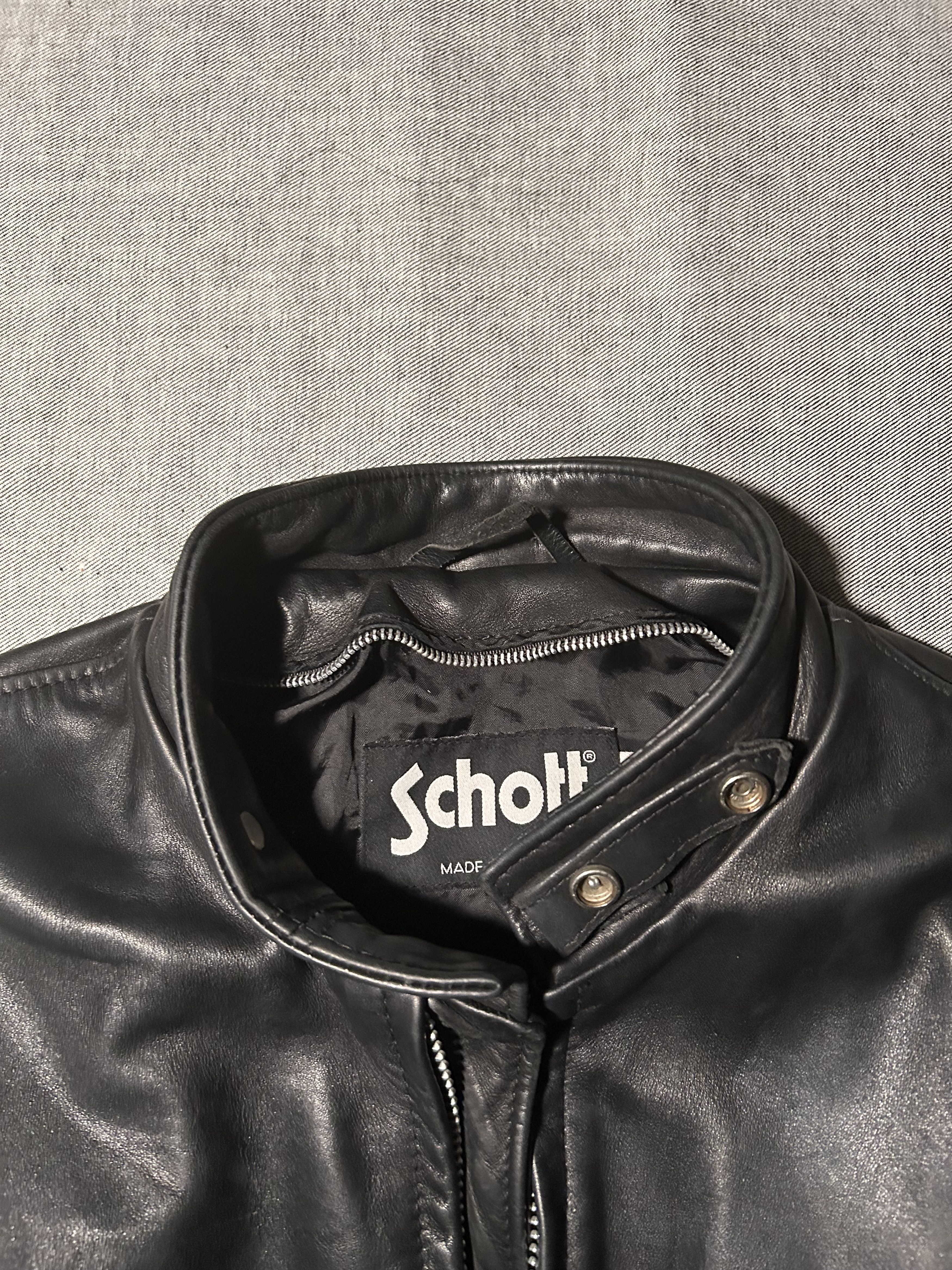 Schott Vintage Schott Café Racer 141 Jacket Size 44 Size US L / EU 52-54 / 3 - 7 Thumbnail