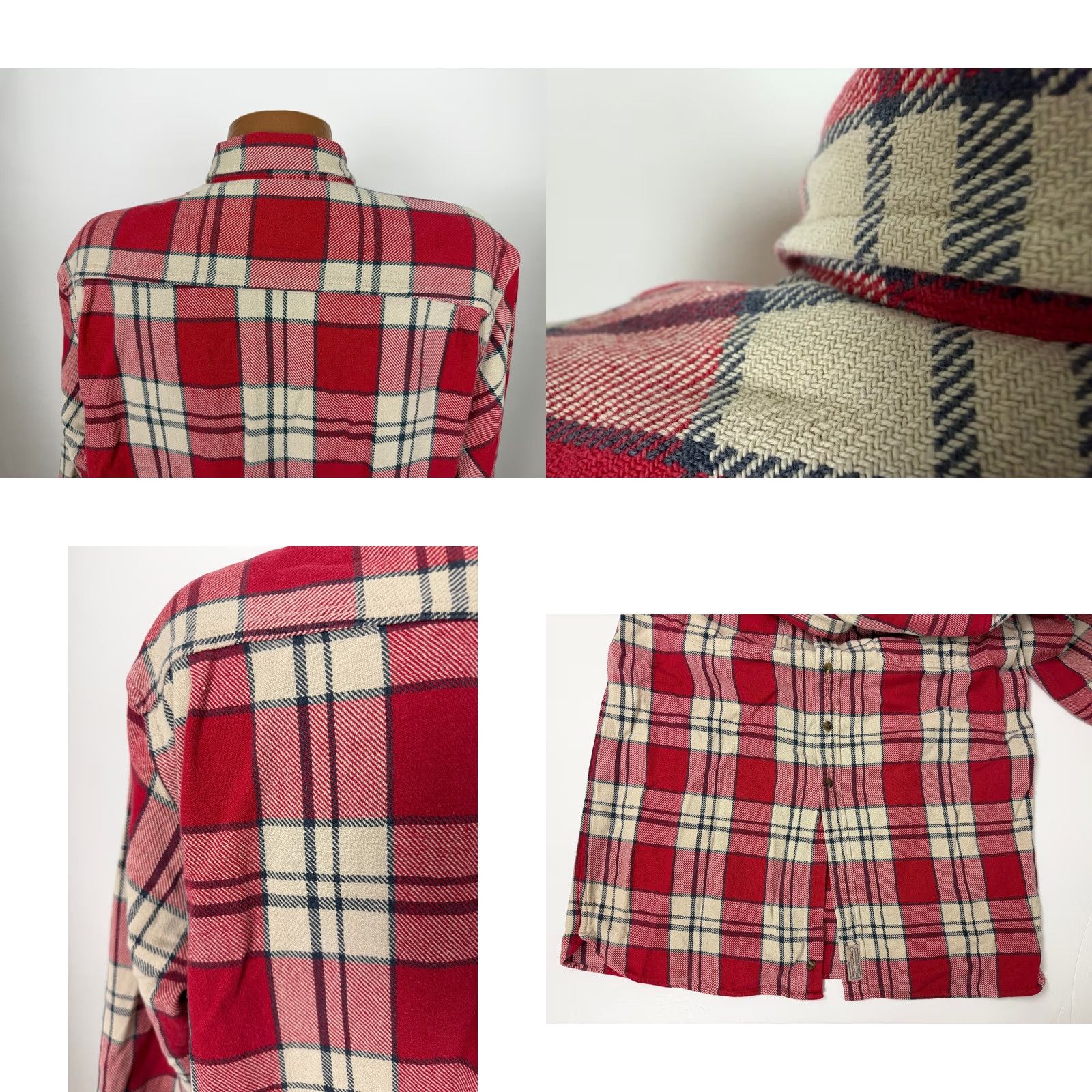Abercrombie & Fitch VINTAGE Abercrombie Fitch Shirt Men M Oversize Heavy Cotton Plaid 90s Size US M / EU 48-50 / 2 - 8 Thumbnail