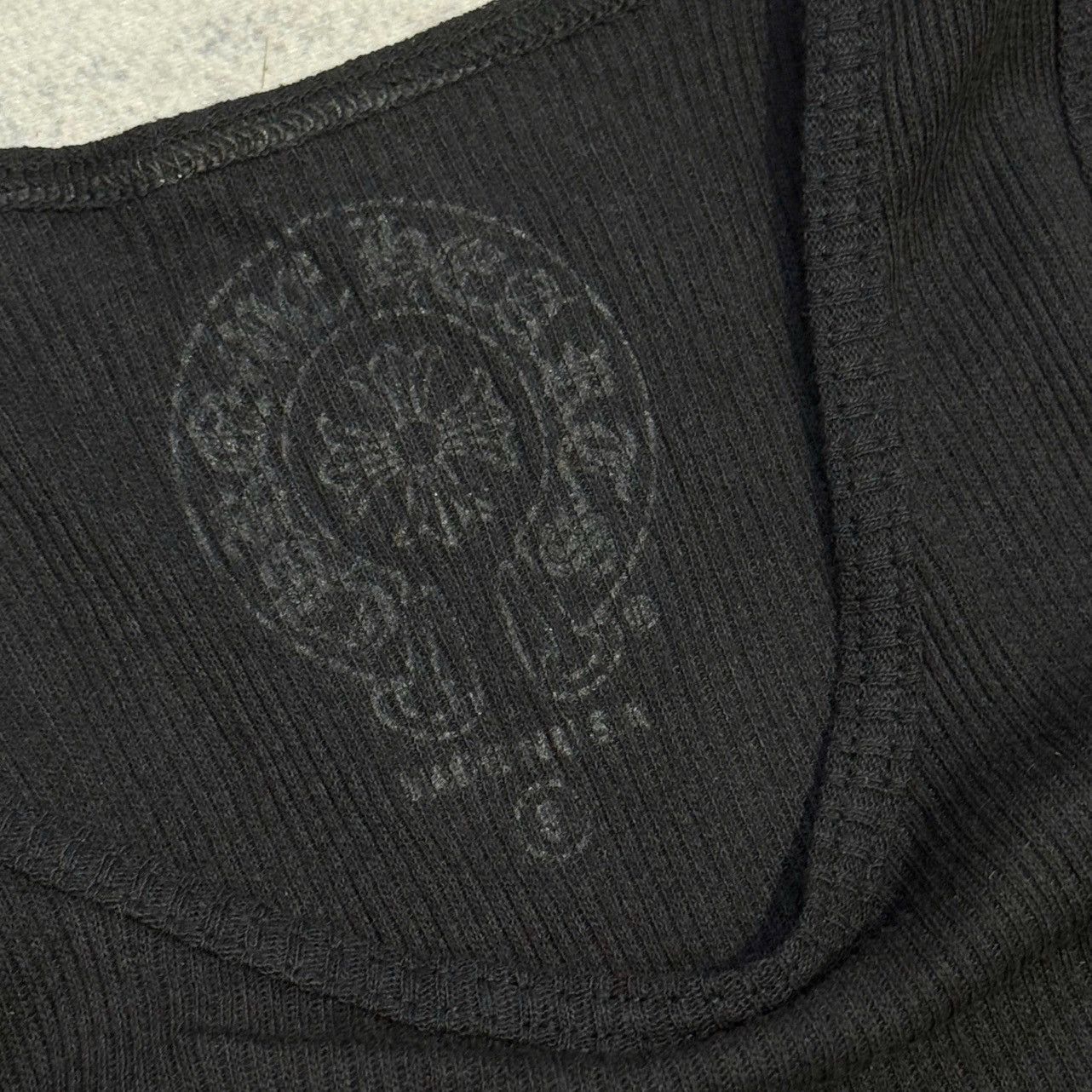 Chrome Hearts CHROME HEARTS SINGLE CROSS TANK TOP BLACK Size S / US 4 / IT 40 - 3 Thumbnail