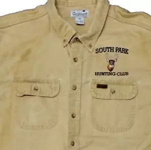 Carhartt × Carhartt Wip CARHATT Khaki Safari South Park Hunting Shirt Club Size 2XL Size US XXL / EU 58 / 5 - 1 Thumbnail