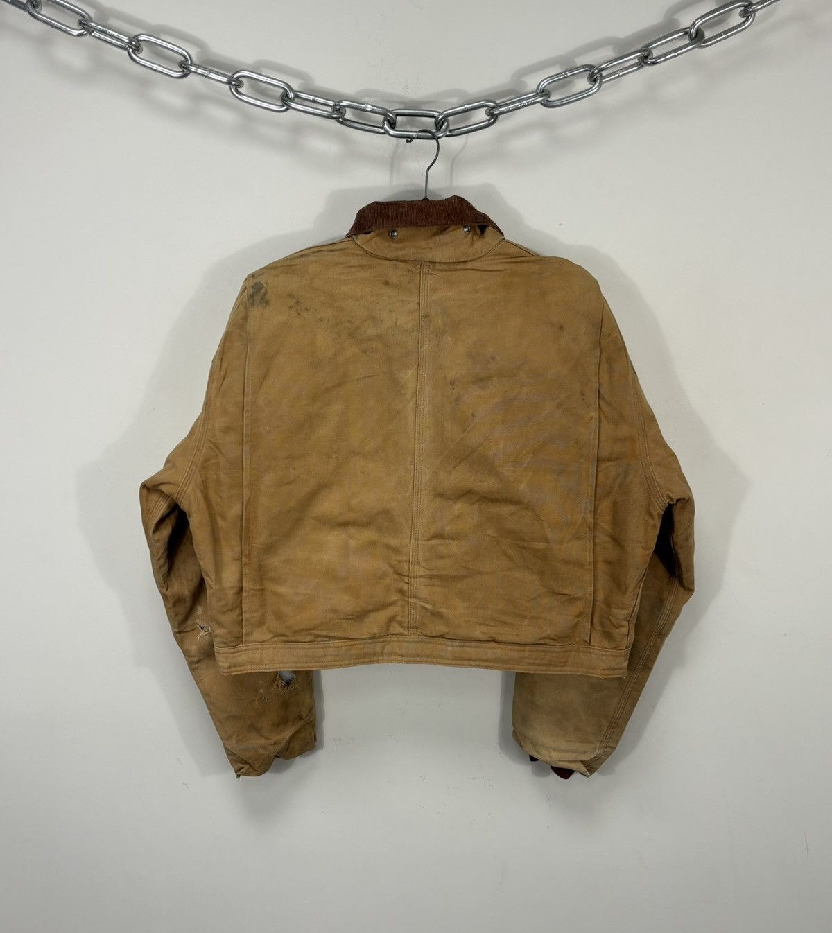 Carhartt Vintage 90s Carhartt Made In USA Work Boxy Cropped Jacket Size US L / EU 52-54 / 3 - 2 Thumbnail