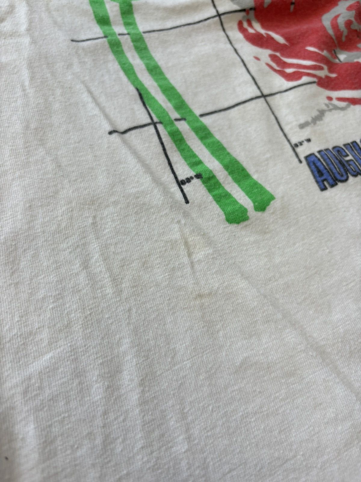 Vintage Vintage Survived Hurricane Andrew Single Stitch Tee Size US XL / EU 56 / 4 - 7 Thumbnail