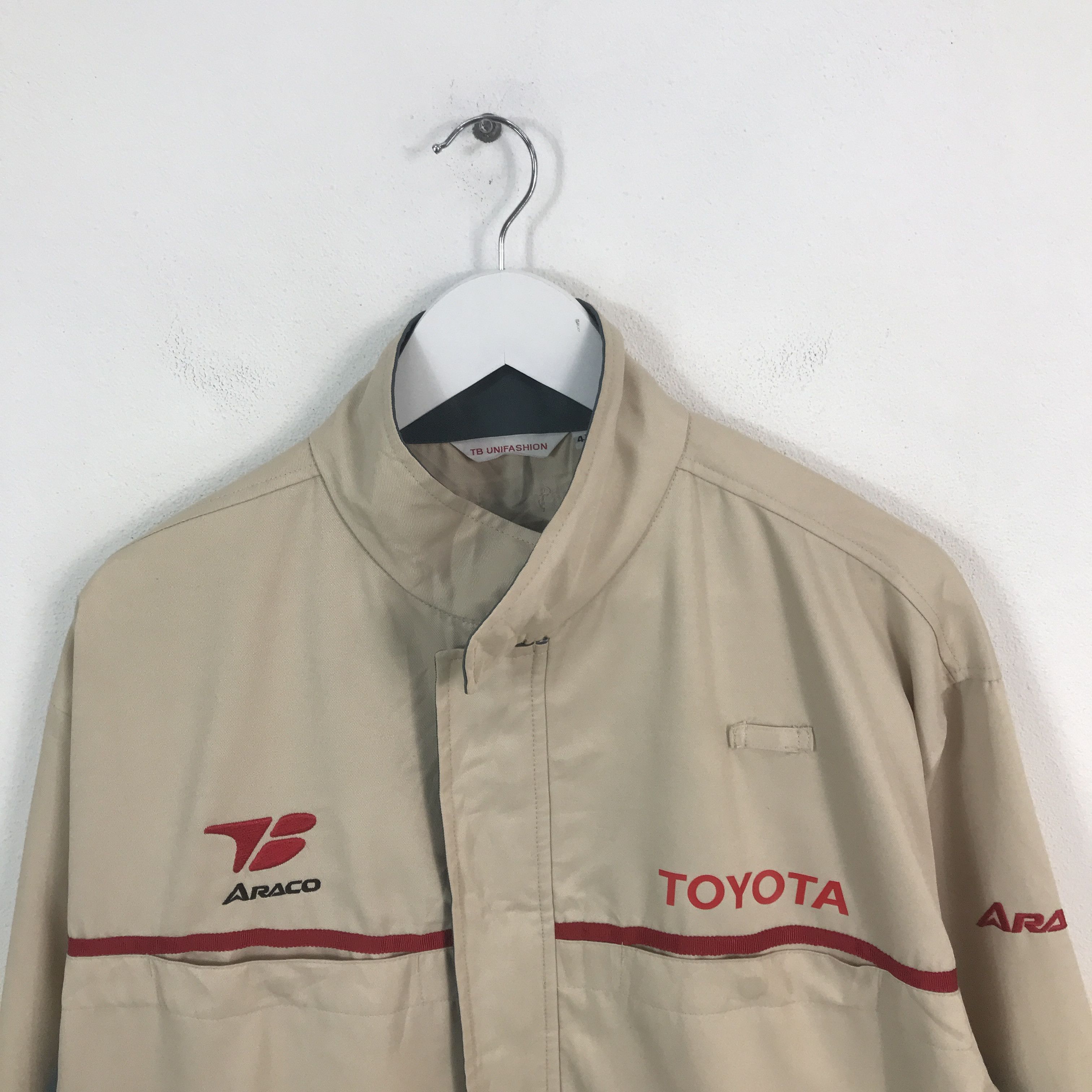 Japanese Brand Rare Toyota racing Sport Custom Uniform jacket Size US XL / EU 56 / 4 - 3 Thumbnail