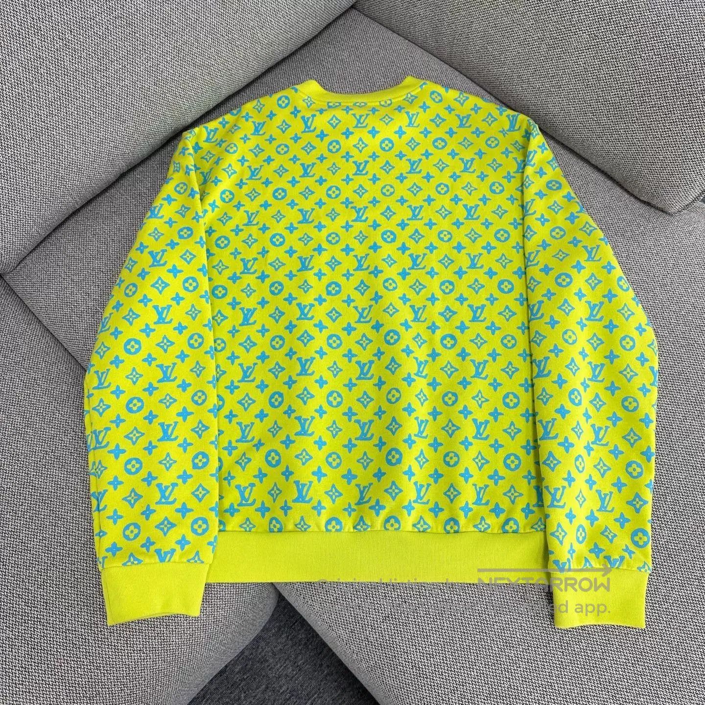 Louis Vuitton Louis Vuitton SS23 Yellow Logo Sweatshirt. Size US M / EU 48-50 / 2 - 3 Thumbnail