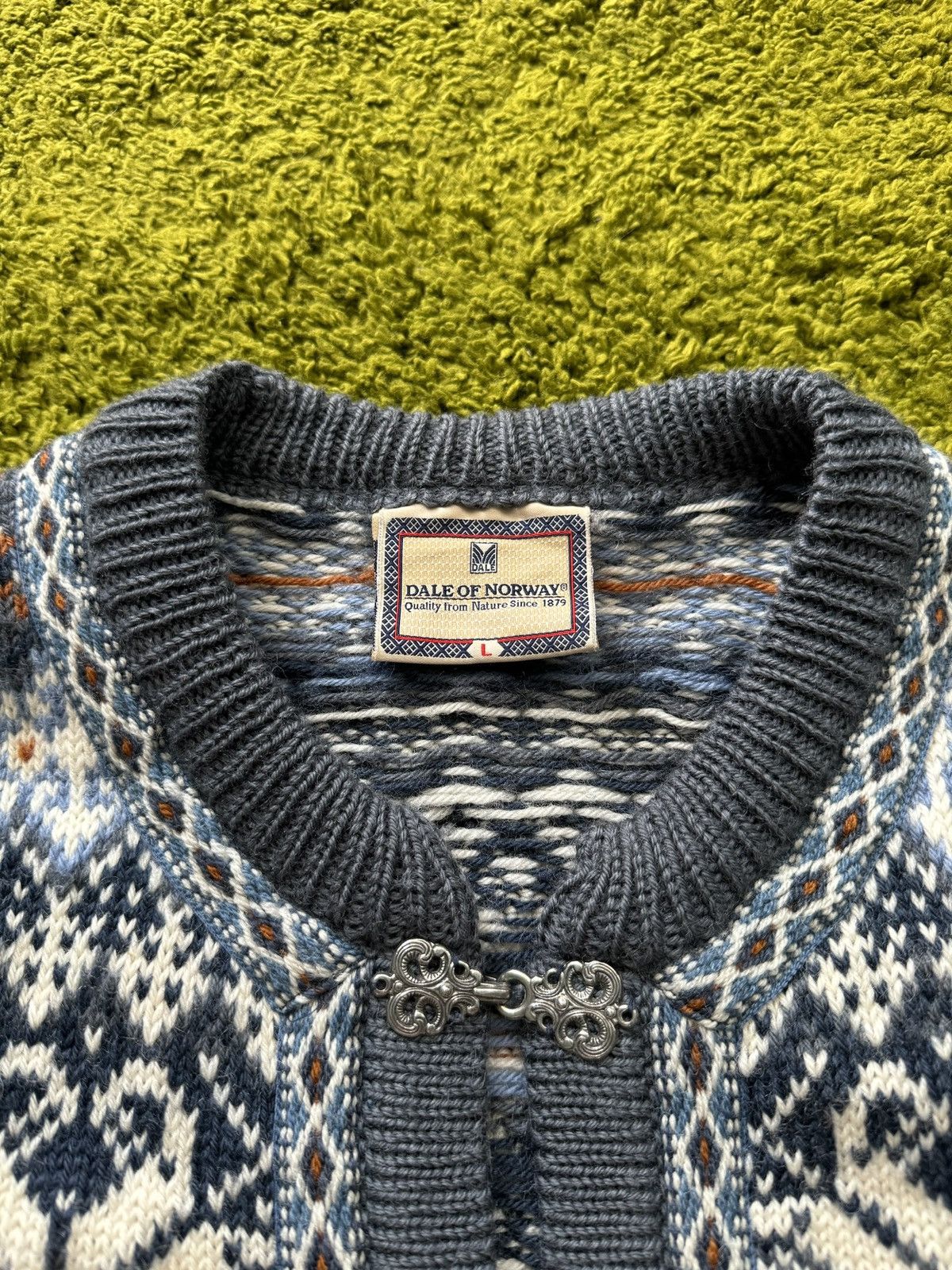 Dale Of Norway × Designer × Vintage Dale of Norway vintage 100% wool ethnic cardigan sweater Size US L / EU 52-54 / 3 - 2 Thumbnail