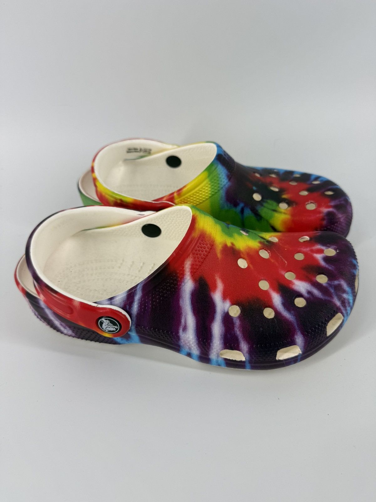 Crocs Crocs Classic Tie-Dye Clogs Shoes Men’s Size 5 W 7 Rainbow Size US 7 / IT 37 - 1 Thumbnail
