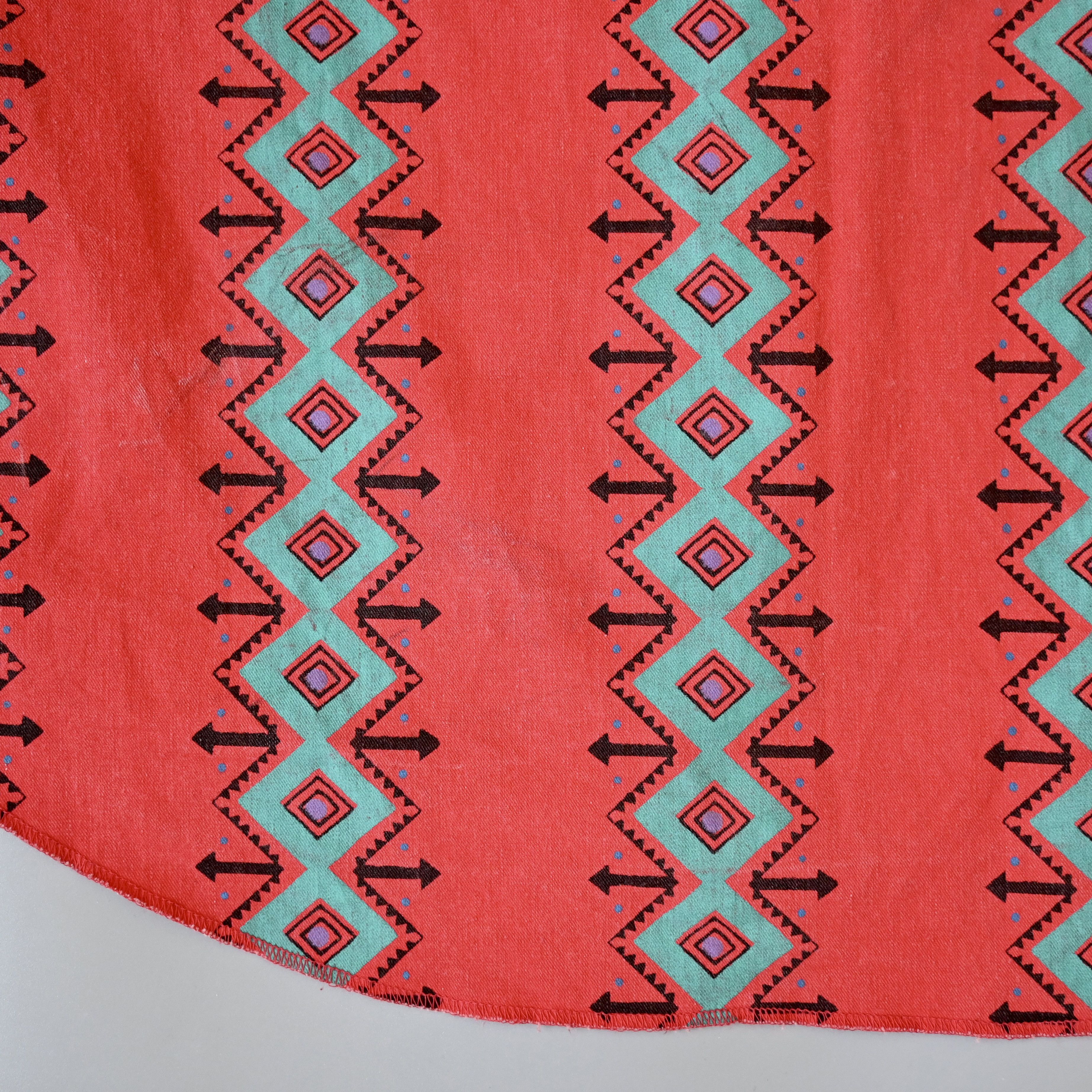 Vintage VTG Wrangler brushpopper shirt Aztec Navajo poppy red 16.5 Size US L / EU 52-54 / 3 - 6 Thumbnail