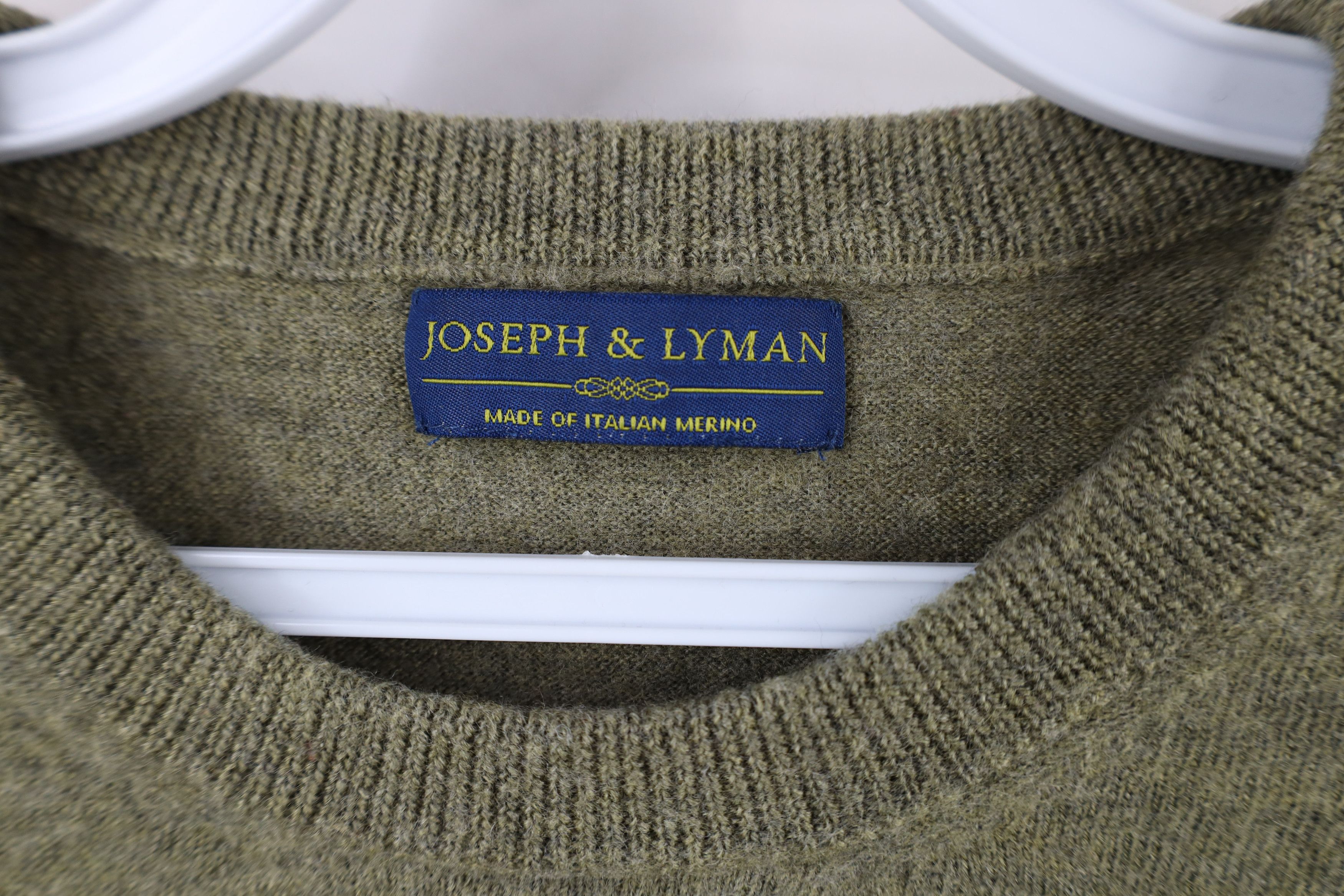 Vintage Vintage 90s Streetwear Wool Knit Crewneck Sweater Green Size US S / EU 44-46 / 1 - 5 Thumbnail