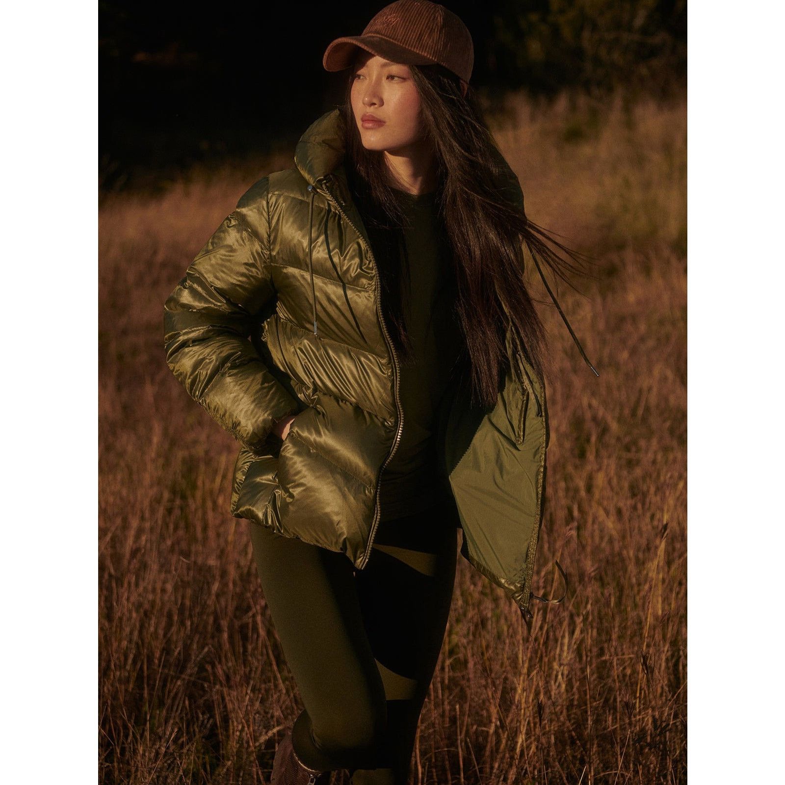 Varley $500 NWT Varley Womens Madelina Puffer M Racing Olive Size M / US 6-8 / IT 42-44 - 1 Thumbnail