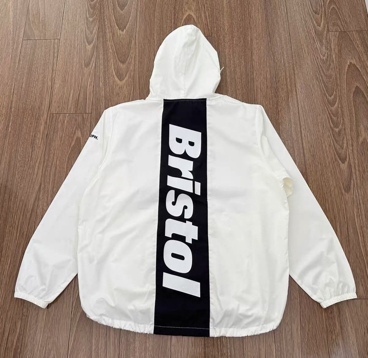 F.C. Real Bristol F.C.R.B. BACK STRIPE ANORAK Hooded pullover jacket Size US M / EU 48-50 / 2 - 2 Thumbnail