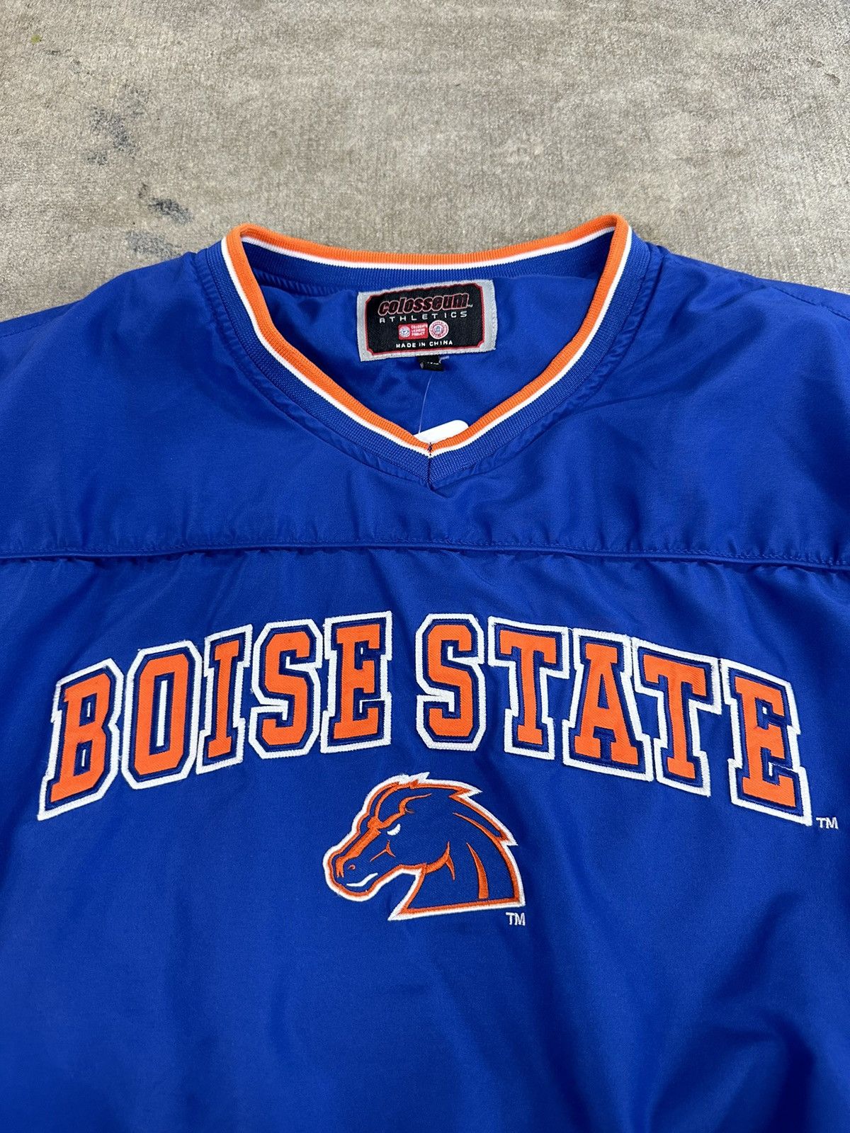 Vintage Vintage Y2K 00s Boise State Broncos Windbreaker Jacket Size US XL / EU 56 / 4 - 4 Thumbnail