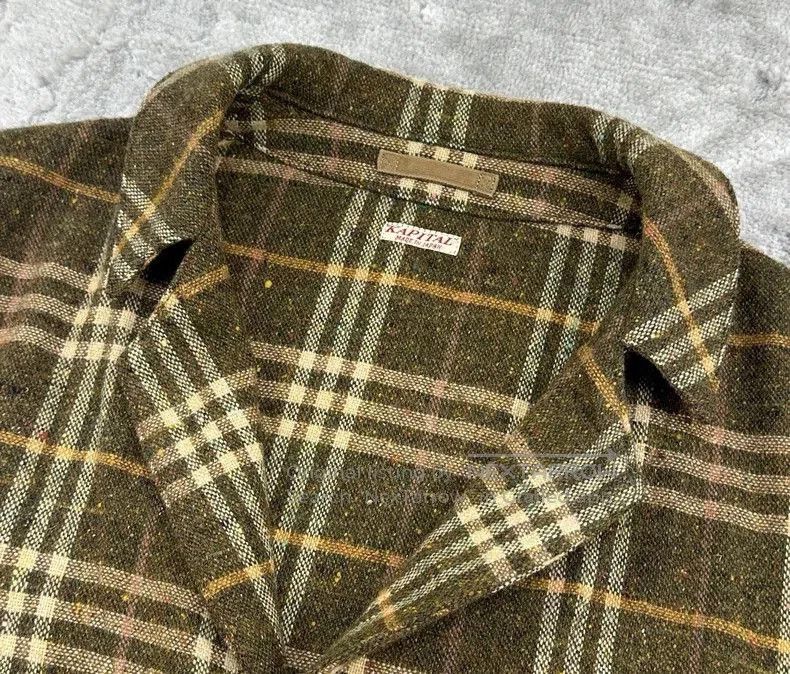 Kapital Kapital Green Plaid Wool Blazer Jacket. Size US M / EU 48-50 / 2 - 3 Thumbnail