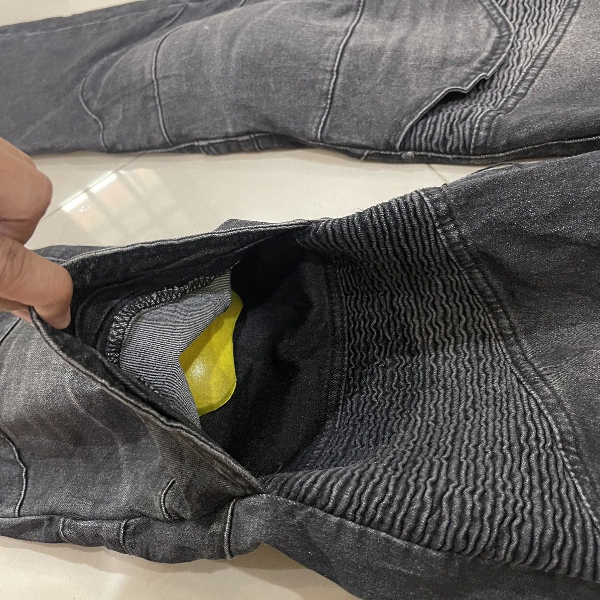 Le Grande Bleu (L.G.B.) 🔥Vintage VOLERO Padded Biker Trousers Pants Size US 36 / EU 52 - 13 Thumbnail