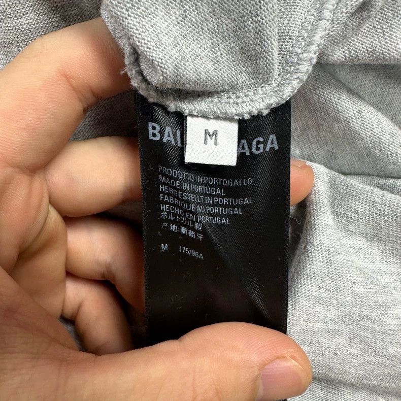 Balenciaga Balenciaga Grey coke embroidered striped shirt fake two-pi Size US S / EU 44-46 / 1 - 4 Thumbnail