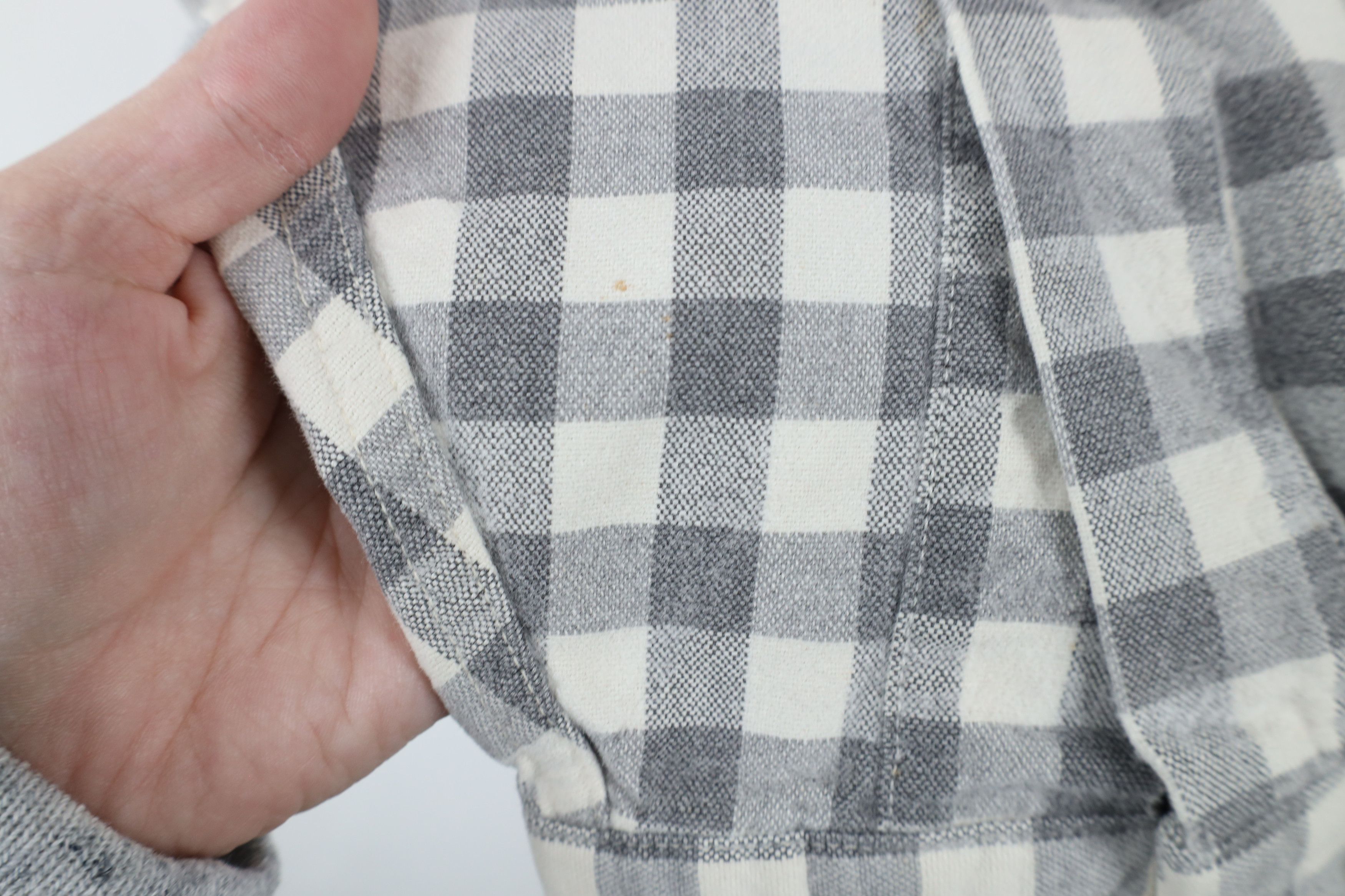 L.L. Bean × Vintage Vintage 90s LL Bean Chamois Cloth Button Shirt Plaid USA Size US L / EU 52-54 / 3 - 6 Thumbnail