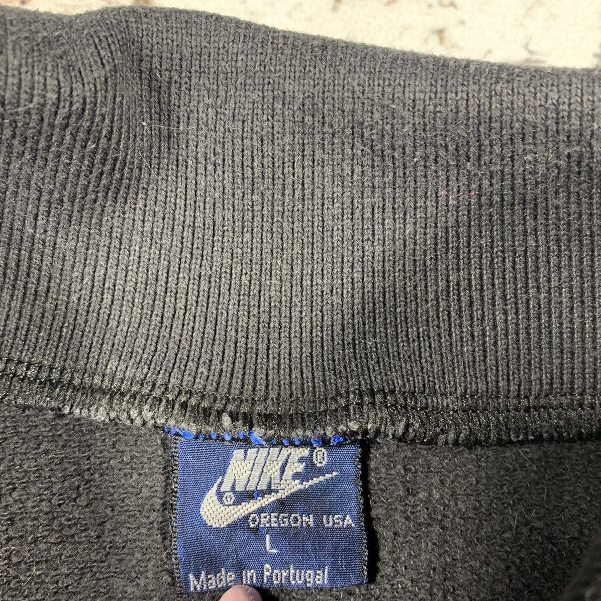 Nike × Vintage Vintage 80’s NIKE Oregon USA Polo Sweatshirt Logo Size US L / EU 52-54 / 3 - 8 Thumbnail