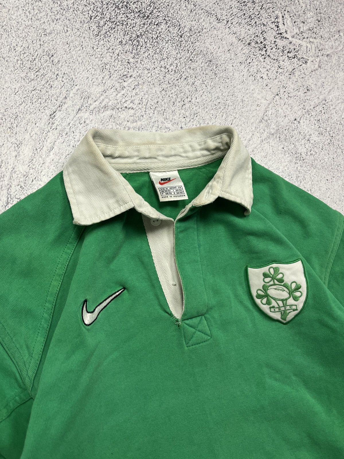 Nike Vintage Nike Ireland 1998 Retro Rugby Longsleeve Shirt Rare Size US M / EU 48-50 / 2 - 7 Thumbnail