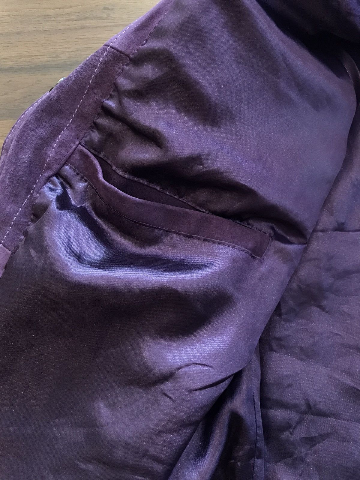 Japanese Brand × Vintage Vintage Suede Leather Jacket ( Clio ) Size M / US 6-8 / IT 42-44 - 11 Thumbnail