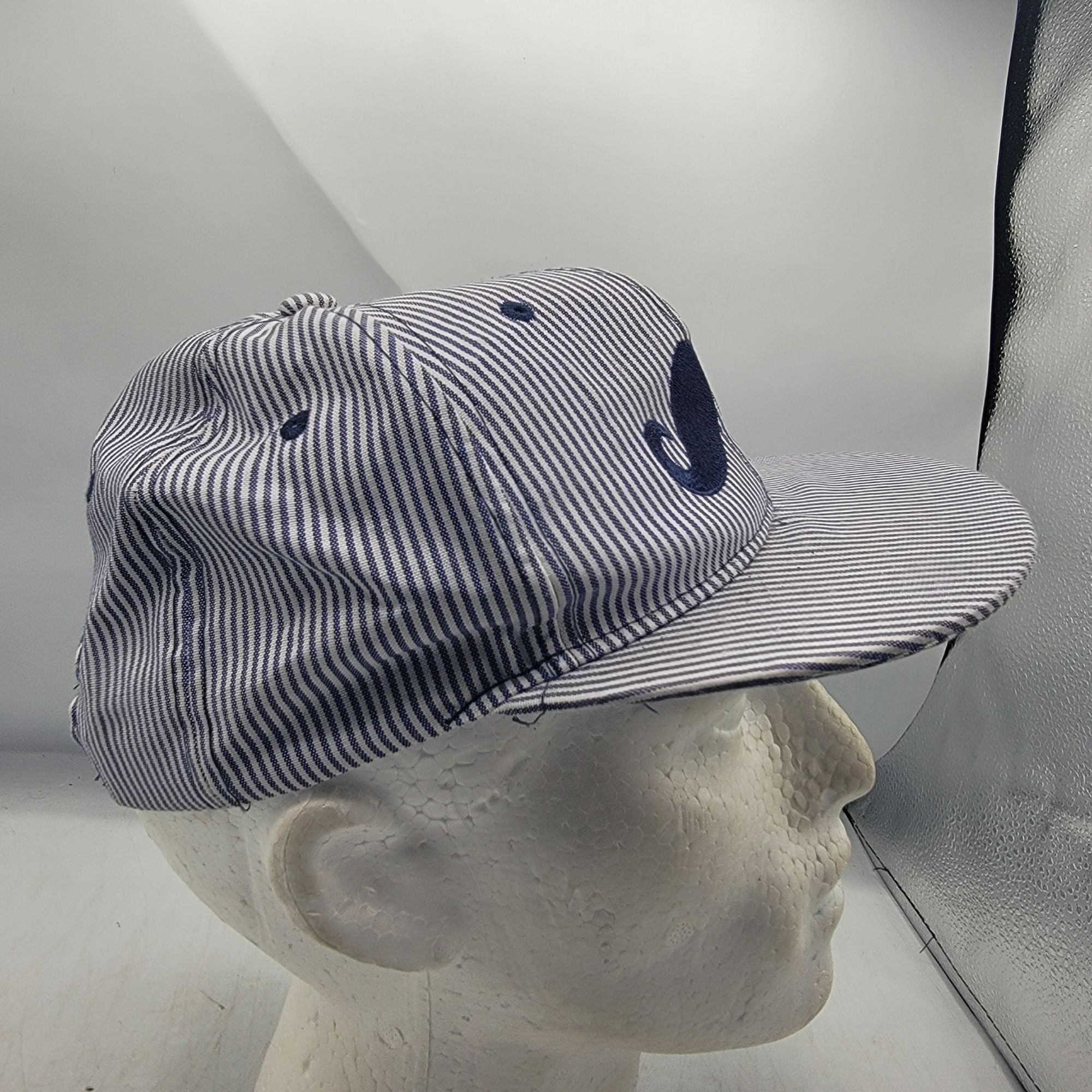 Other Teddy Boy Look Mustache Hat Cap Striped Snapback Casual Outd Size ONE SIZE - 4 Thumbnail