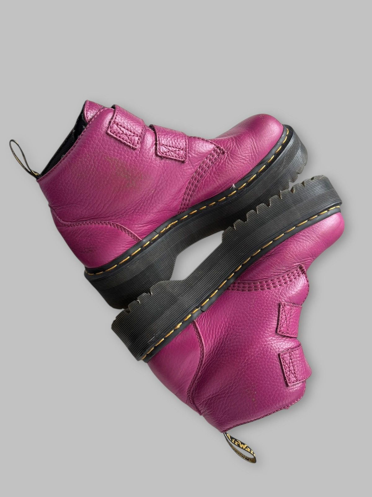 Dr. Martens 🔥Y2K DR MARTENS HEART BUCKLE BOOTS BRATZ CYBER GOTH GIRLCORE Size US 6 / EU 39 - 8 Thumbnail