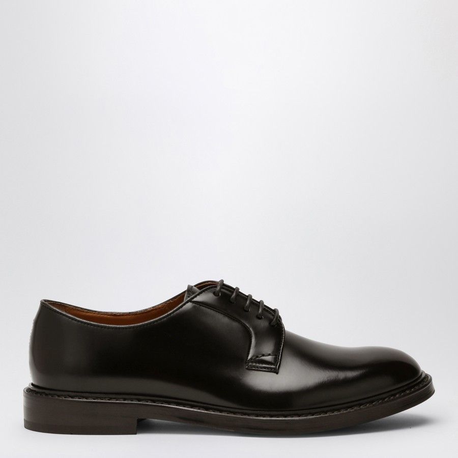 Doucal's o1d2blof0225 Leather Lace-up Shoes in Brown Size US 12 / EU 45 - 2 Thumbnail