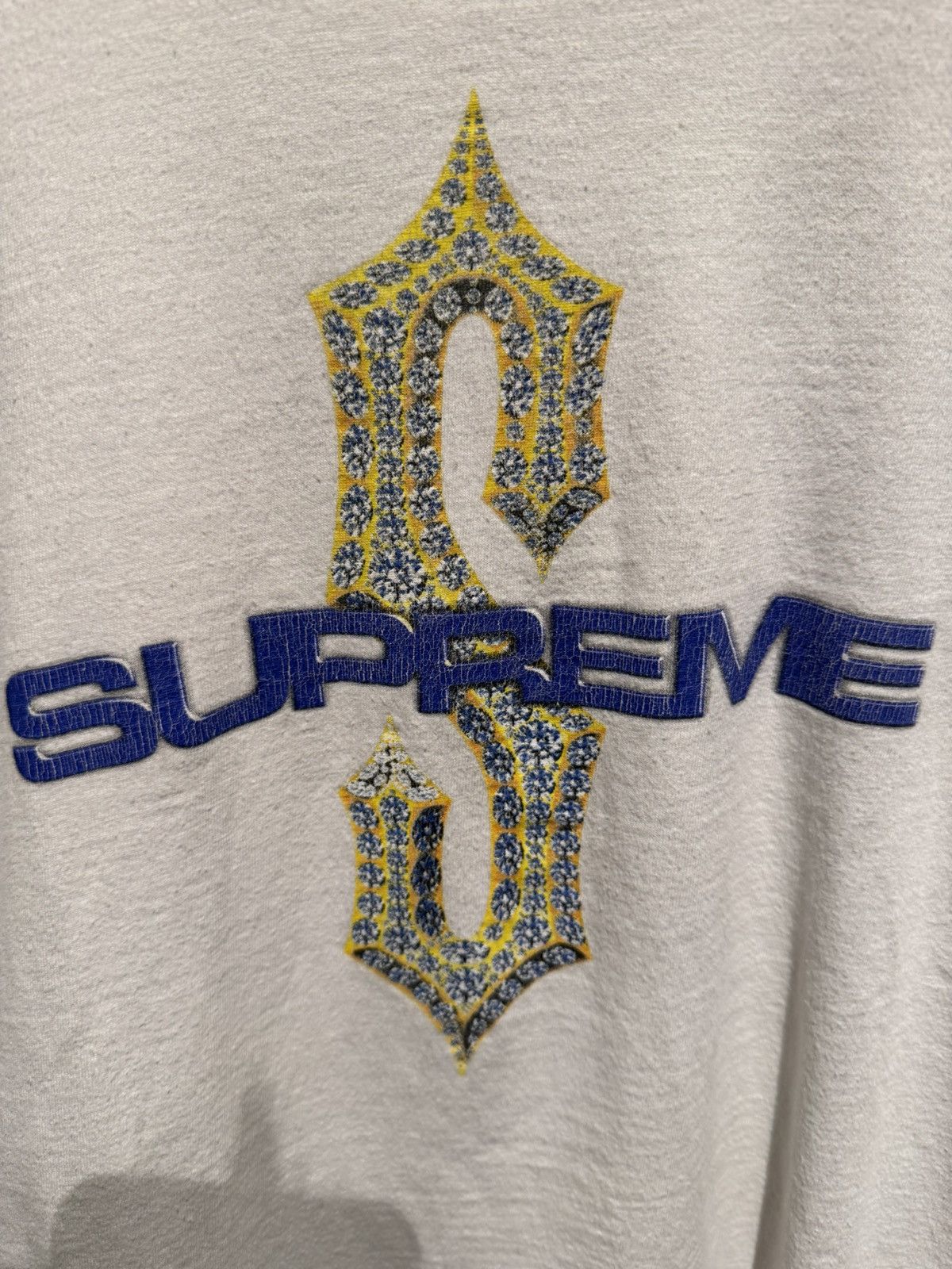 Supreme Supreme SS18 Diamond T-shirt White Size M Size US M / EU 48-50 / 2 - 5 Thumbnail