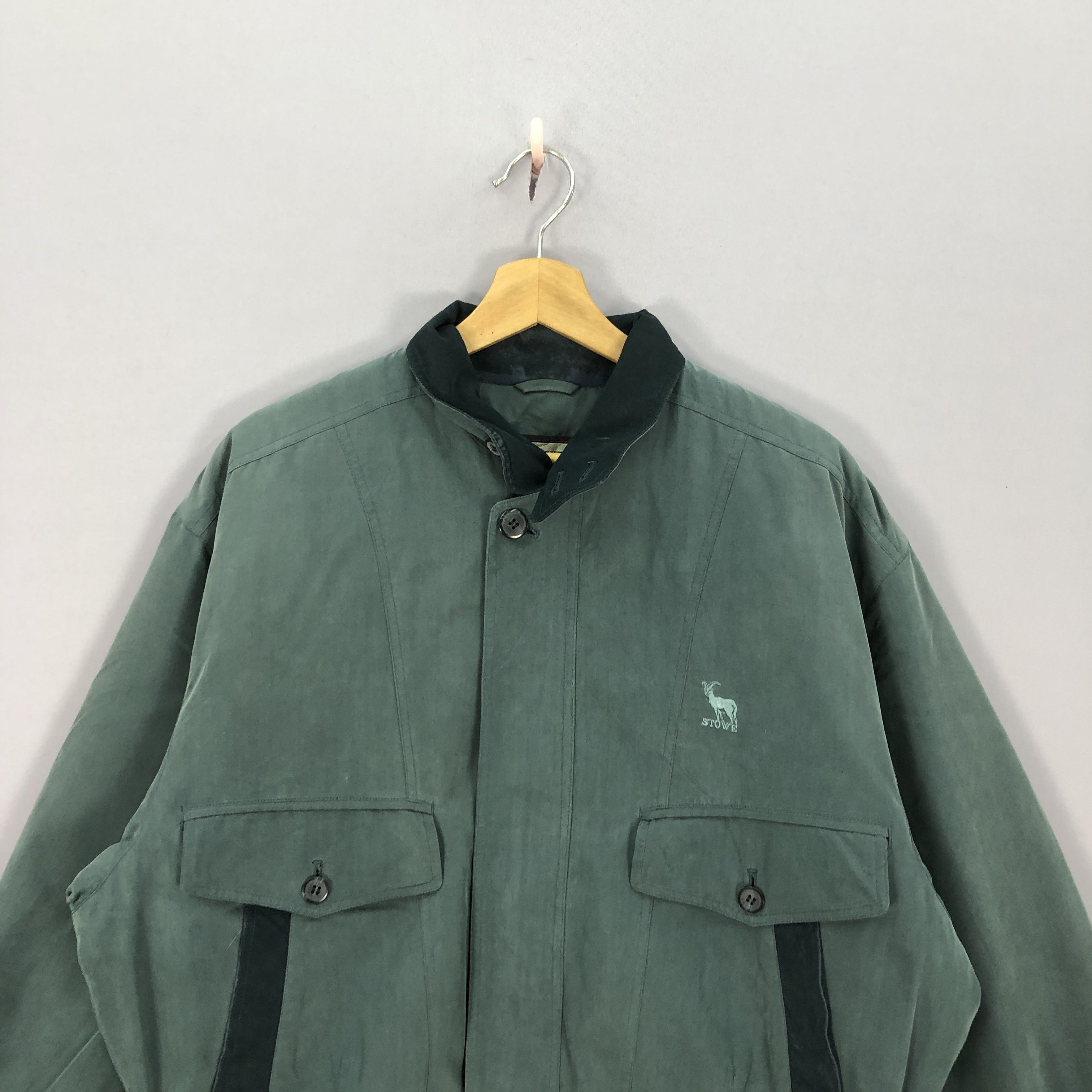 Japanese Brand × Vintage Vintage 90s Stowe Varsity Bomber Zipper Jackets Size US L / EU 52-54 / 3 - 3 Thumbnail