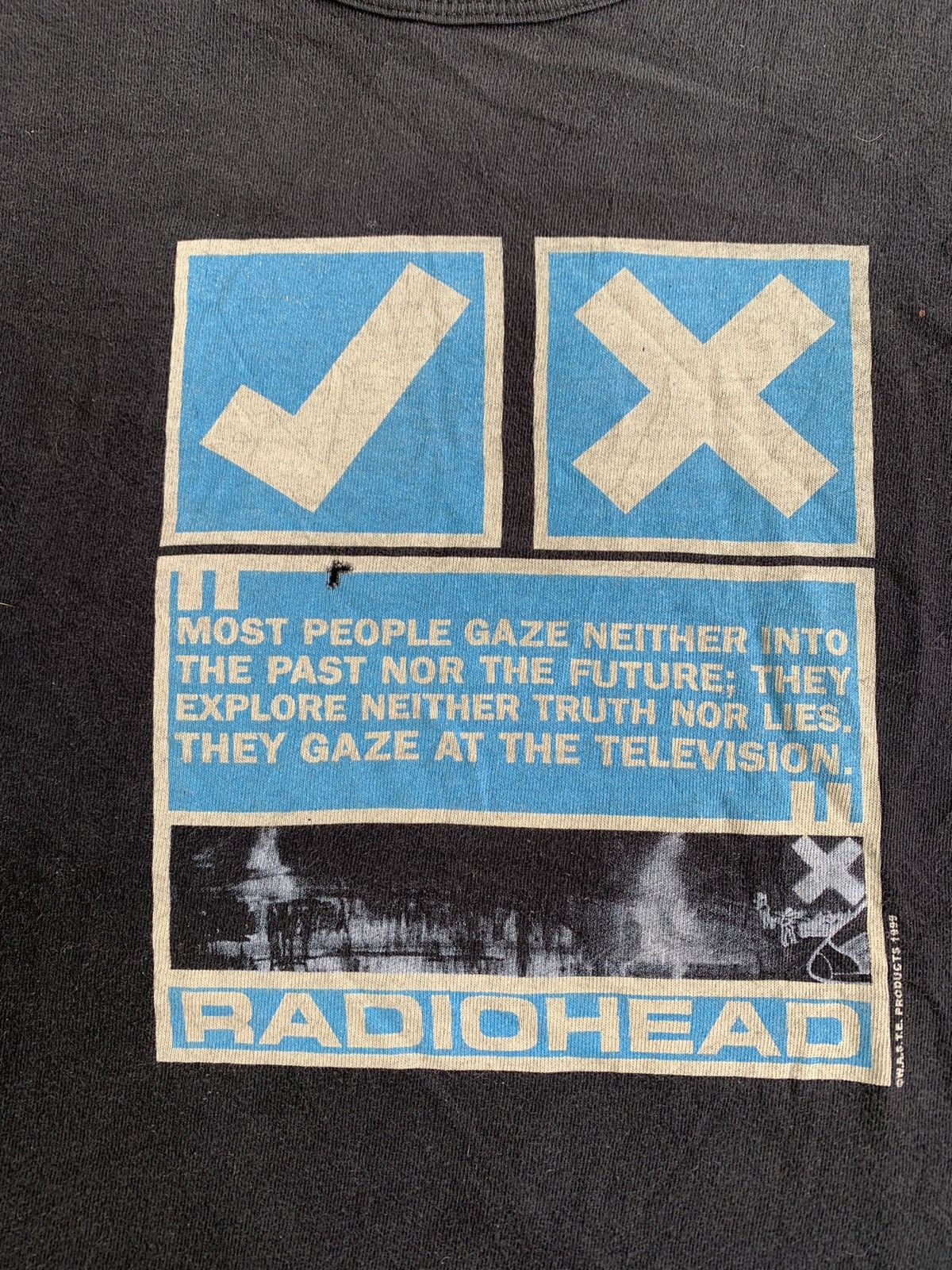 Band Tees 90s Radio Head W.A.S.T.E Tshirt Size US M / EU 48-50 / 2 - 5 Thumbnail