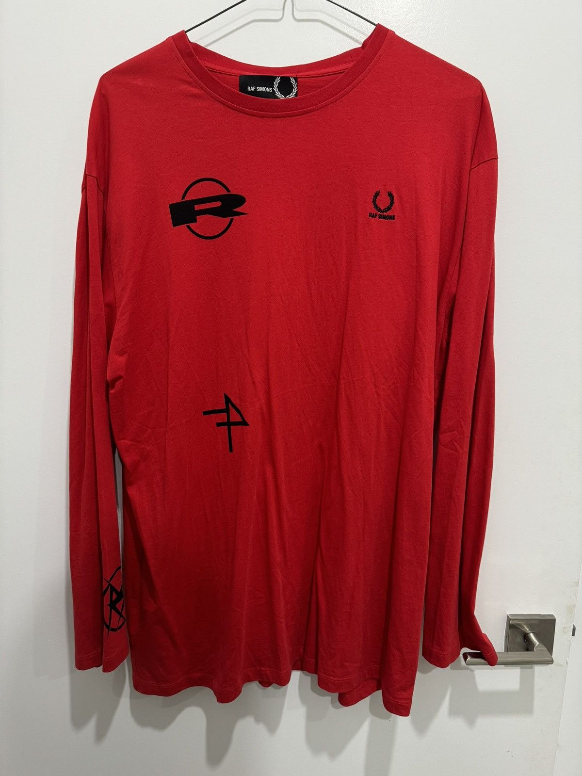 Fred Perry × Raf Simons FRED PERRY × RAF SIMONS Long-sleeved T-shirt Size US L / EU 52-54 / 3 - 1 Thumbnail