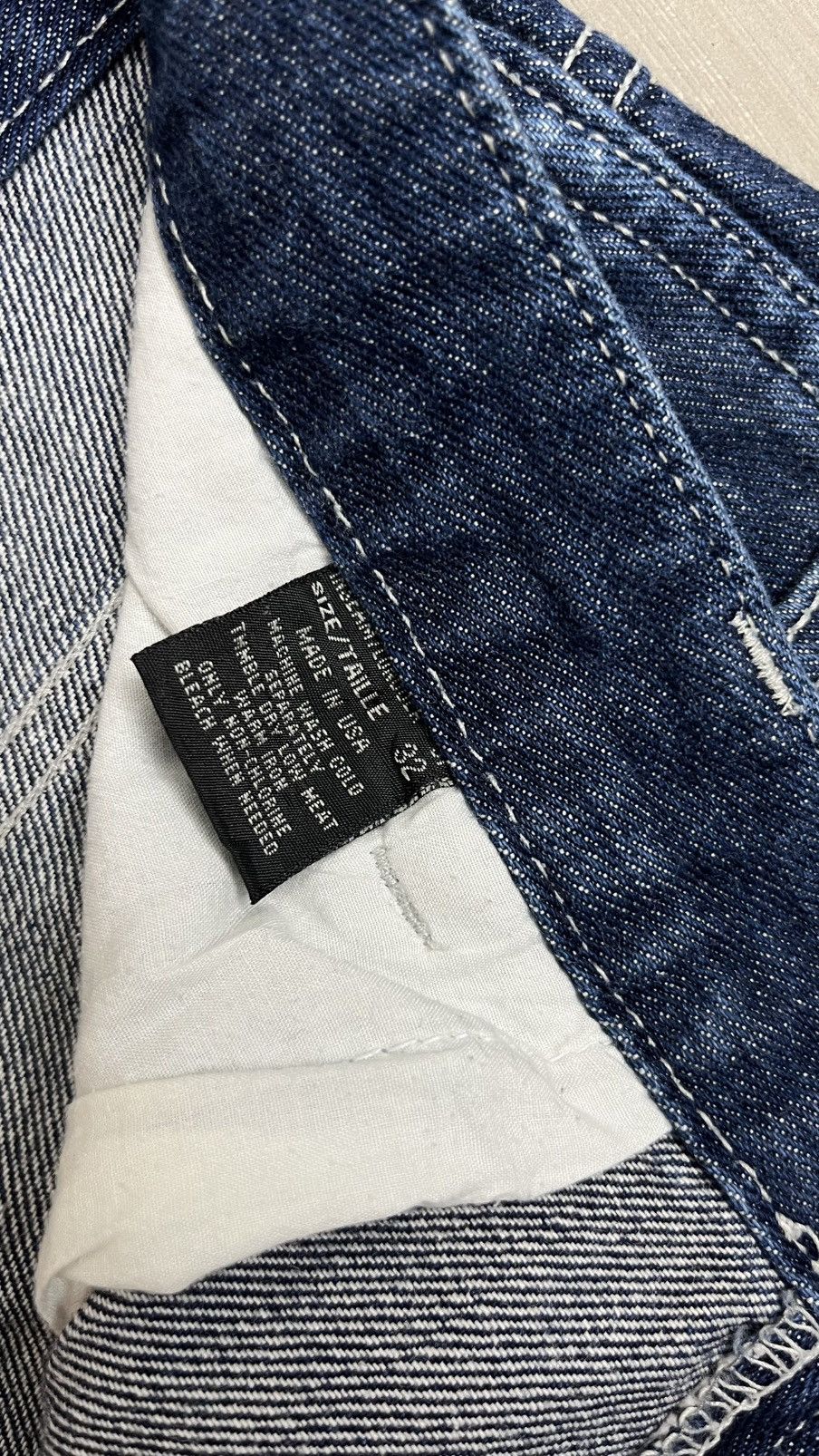 JNCO Y2k School of hard knocks Jorts Size US 32 / EU 48 - 11 Thumbnail