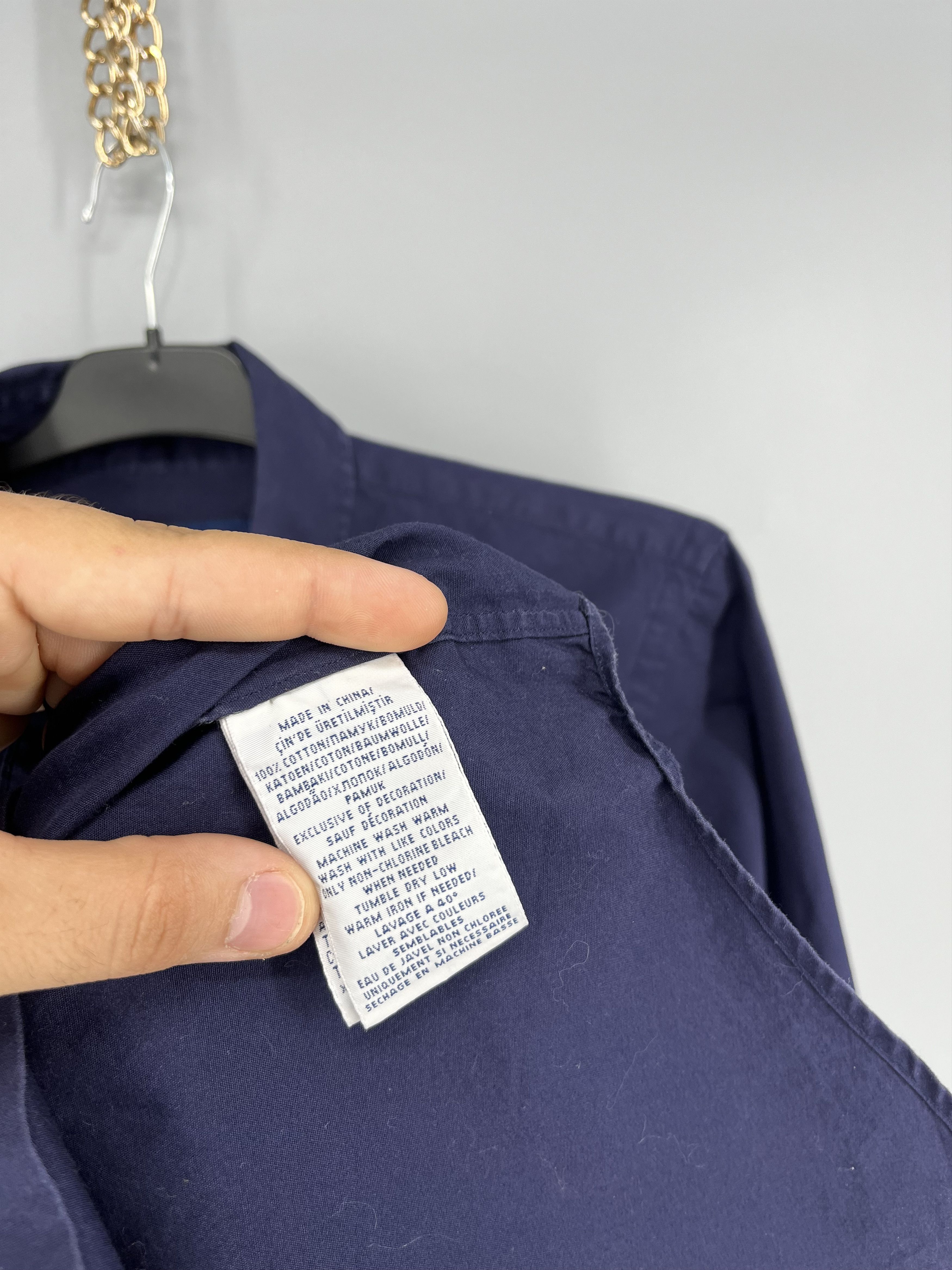 Polo Ralph Lauren Vintage Navy Shirt Polo Ralph Lauren Size S Rare Size US S / EU 44-46 / 1 - 8 Thumbnail
