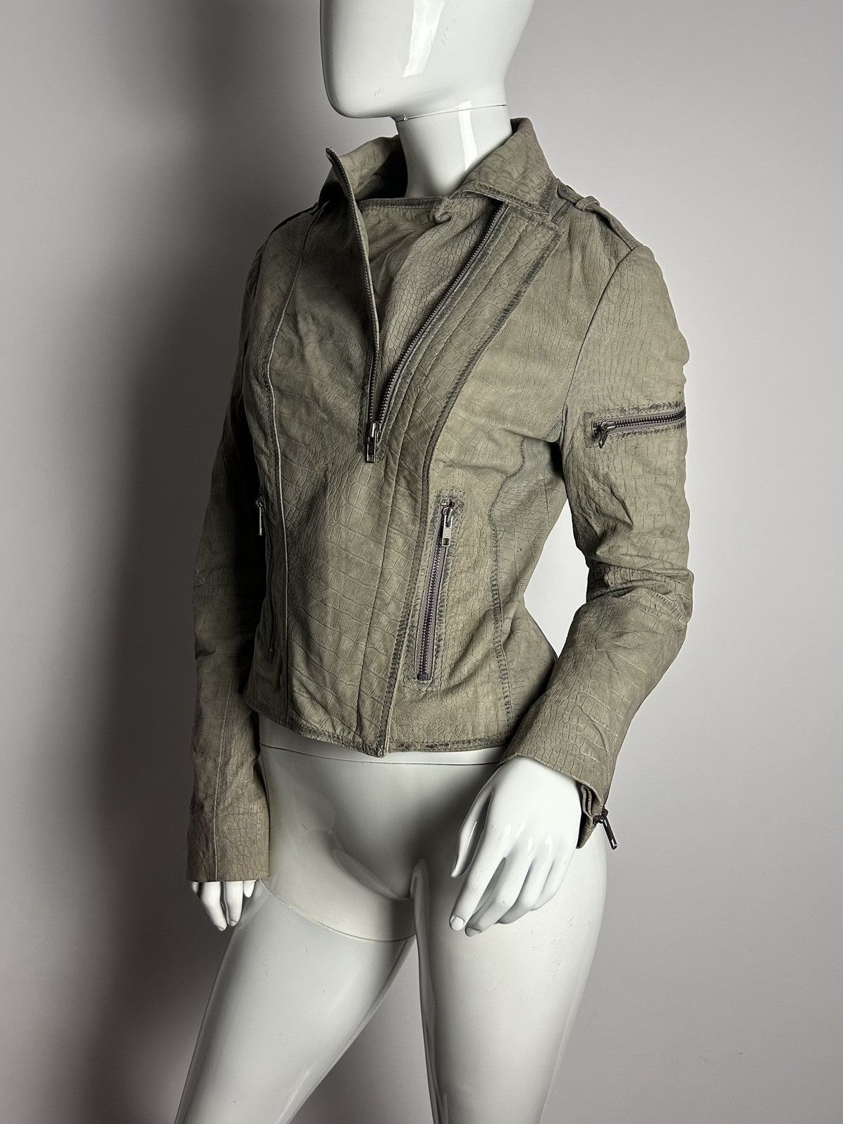 Other Vintage python leather jacket with zipper details Size S / US 4 / IT 40 - 2 Thumbnail