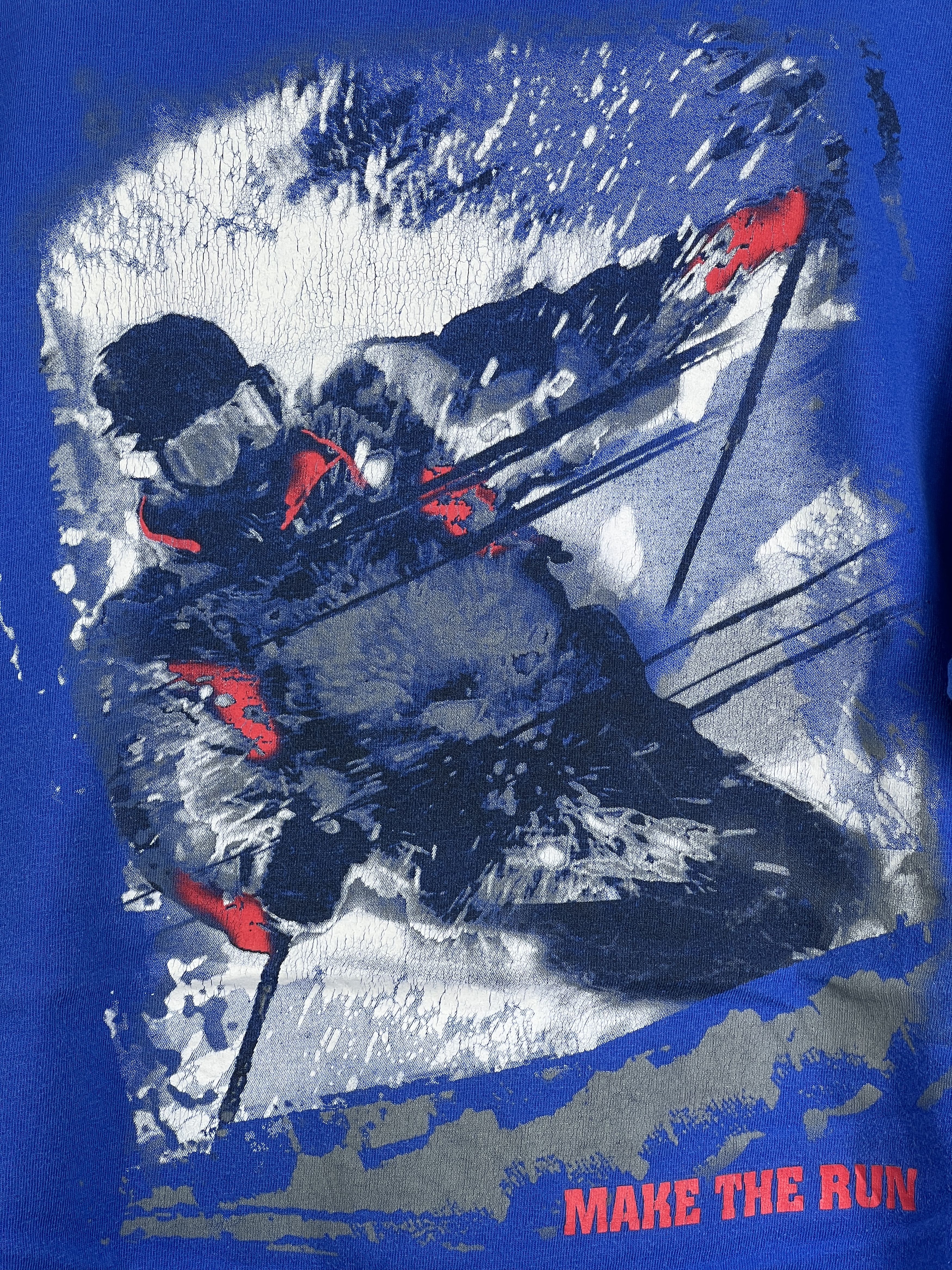 Vintage No.5035 Vintage N.W.S.E. Ski Adventure Graphic Tee (XL) Size US XL / EU 56 / 4 - 2 Thumbnail