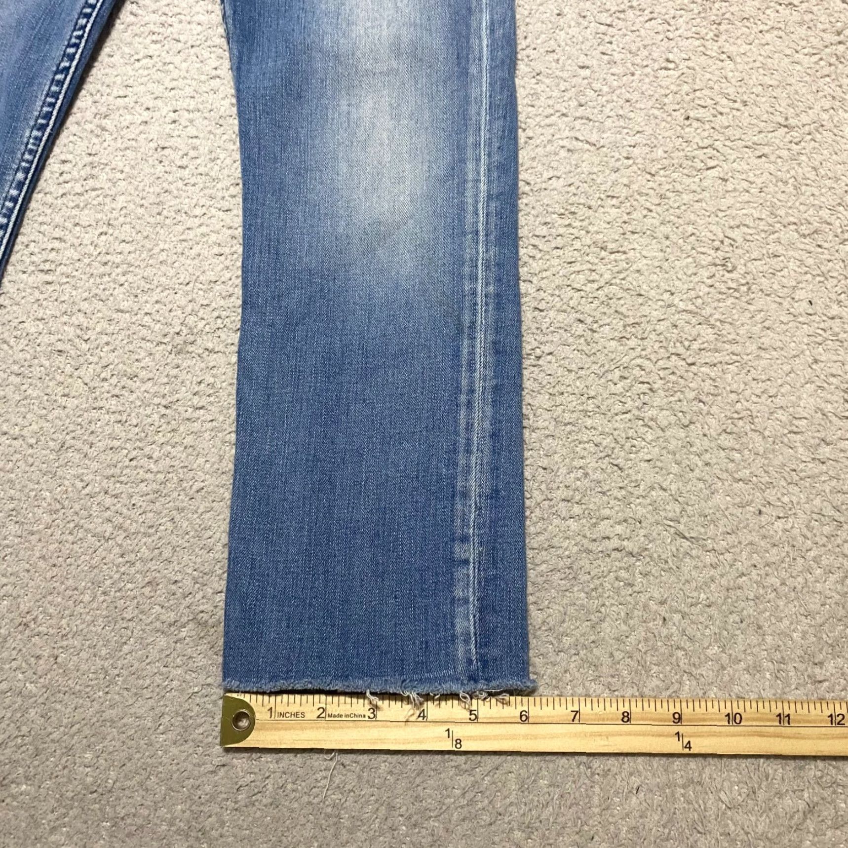 Hudson Hudson Jeans Womens sz 25 Jeans Blue Denim Medium Wash Capri Mid Rise Capris Womens Jeans Size 42" / US 20 - 5 Thumbnail