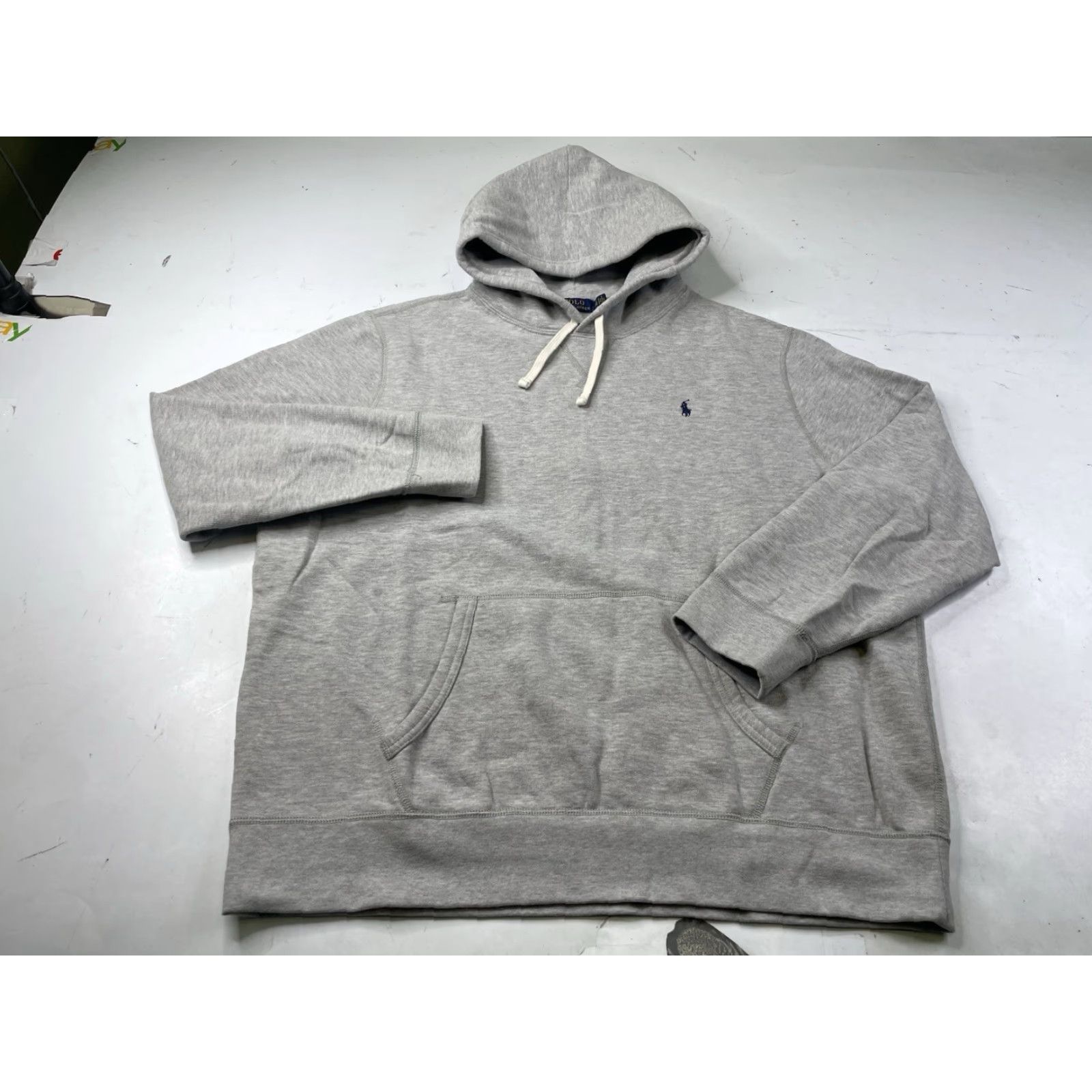 Polo Ralph Lauren Polo Ralph Lauren Hoodie Pullover Fleece Gray Mens XL Heavyweight Sweatshirt Long Sleeve Round Neck Logo Classic Pullovers Regular Fit Shirt? Size US XL / EU 56 / 4 - 2 Thumbnail