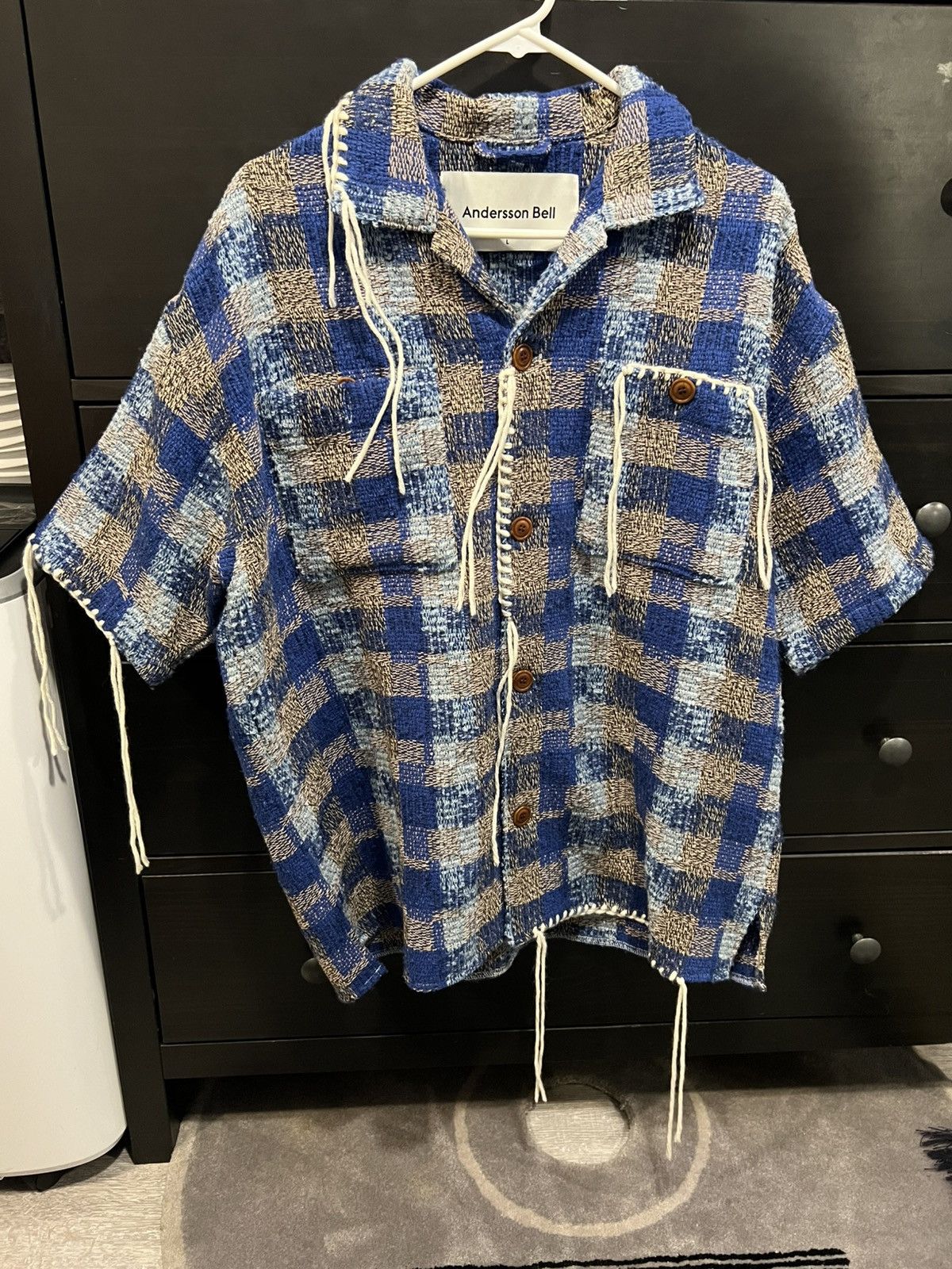 Andersson Bell Andersson Bell Blue Kenley Shirt Size US L / EU 52-54 / 3 - 5 Thumbnail