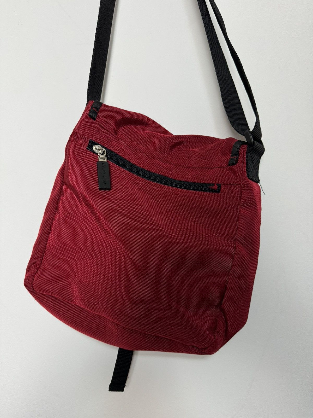 Ralph Lauren Ralph Sport Red Nylon Crossbody Bag Multi Pocket Y2K Style Size ONE SIZE - 8 Thumbnail
