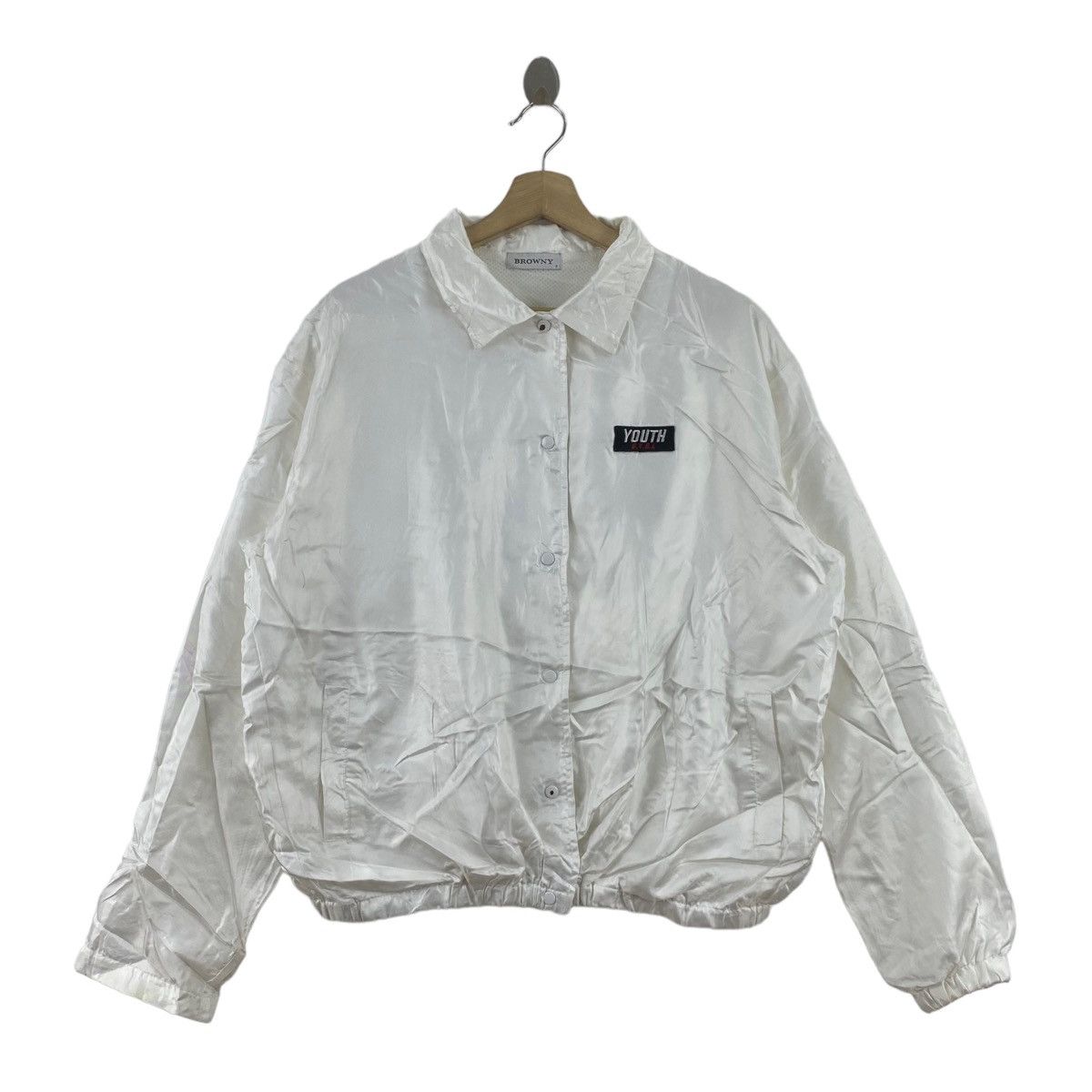 Japanese Brand FOREVER SINCE 1997 Print Racing Japan Brand White Bomber Size US L / EU 52-54 / 3 - 1 Thumbnail