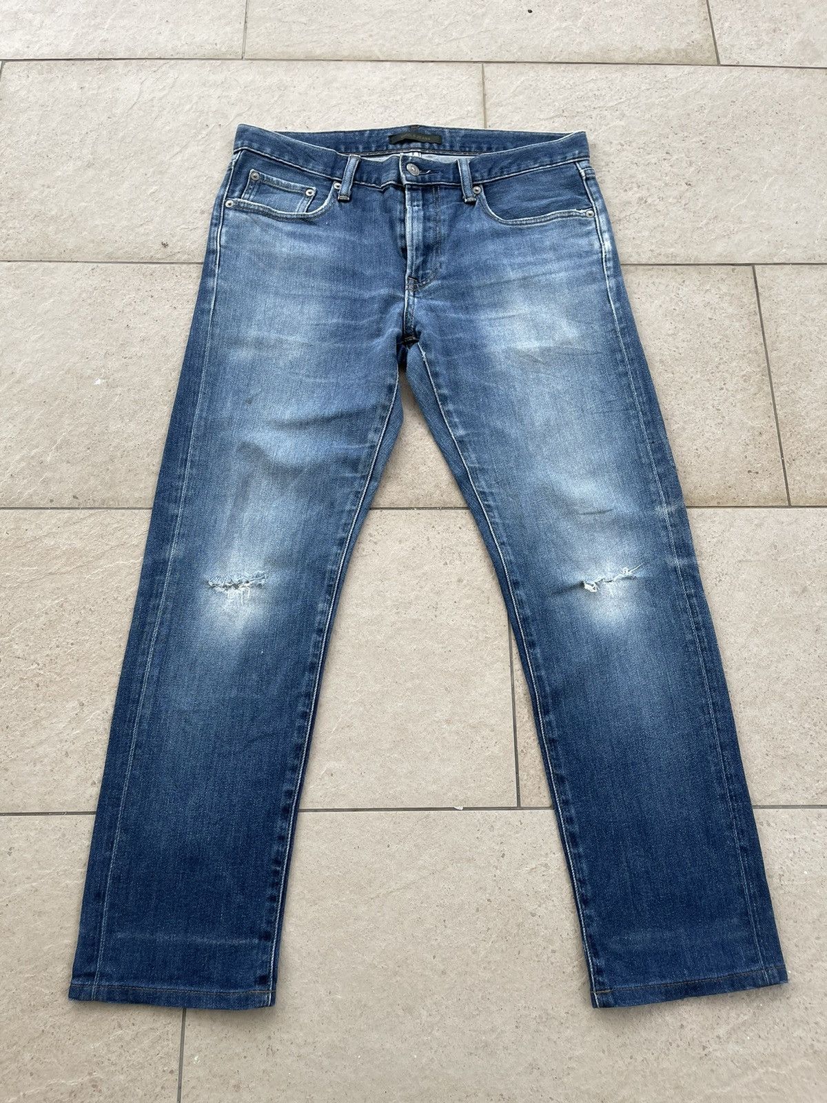 Japanese Brand × Uniqlo 🔥Japanase Brands Uniqlo Jeans Streetwear W32🔥 Size US 32 / EU 48 - 3 Thumbnail