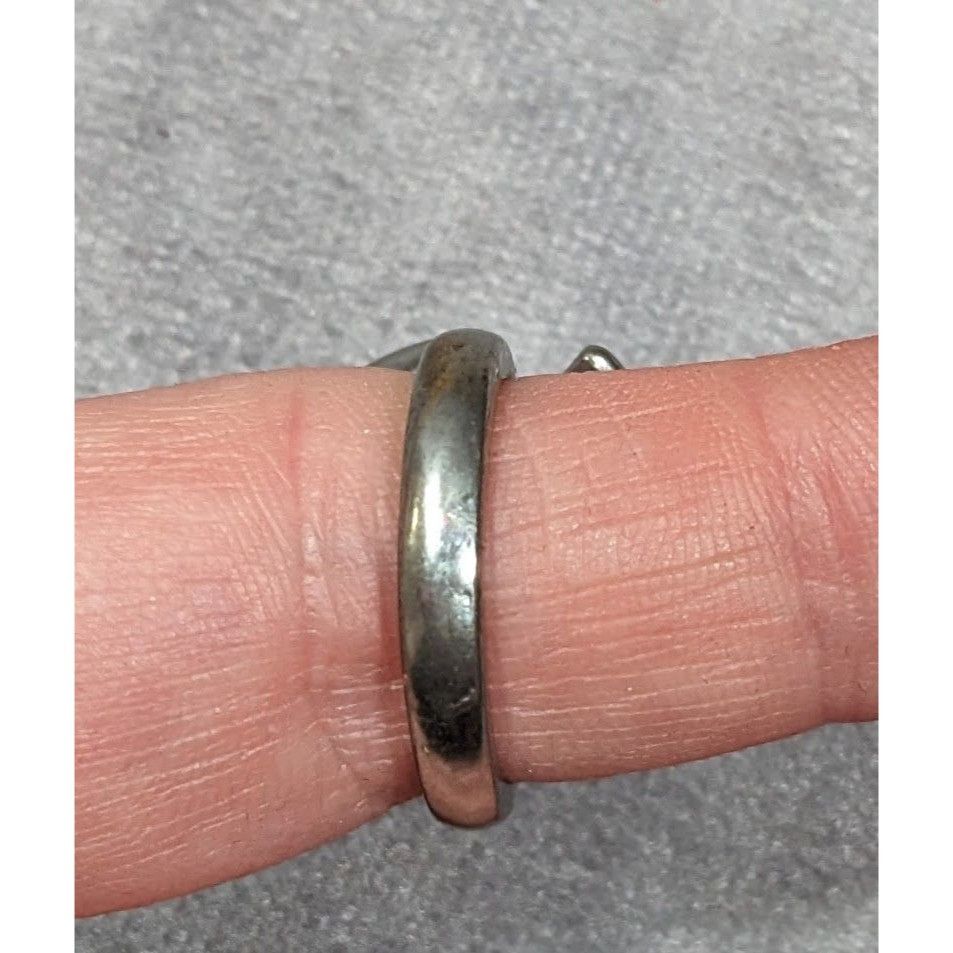 Other Vintage Coquette Silver Tone Bow Ring Size 7 1/2 Size ONE SIZE - 9 Thumbnail