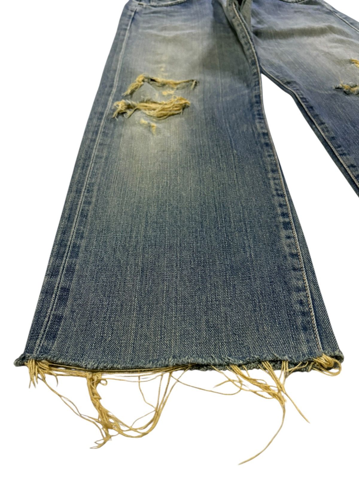 Edwin × Japanese Brand Vintage Japanese Edwin 505x Selvedge Mud Wash Baggy Jeans Size US 30 / EU 46 - 7 Thumbnail