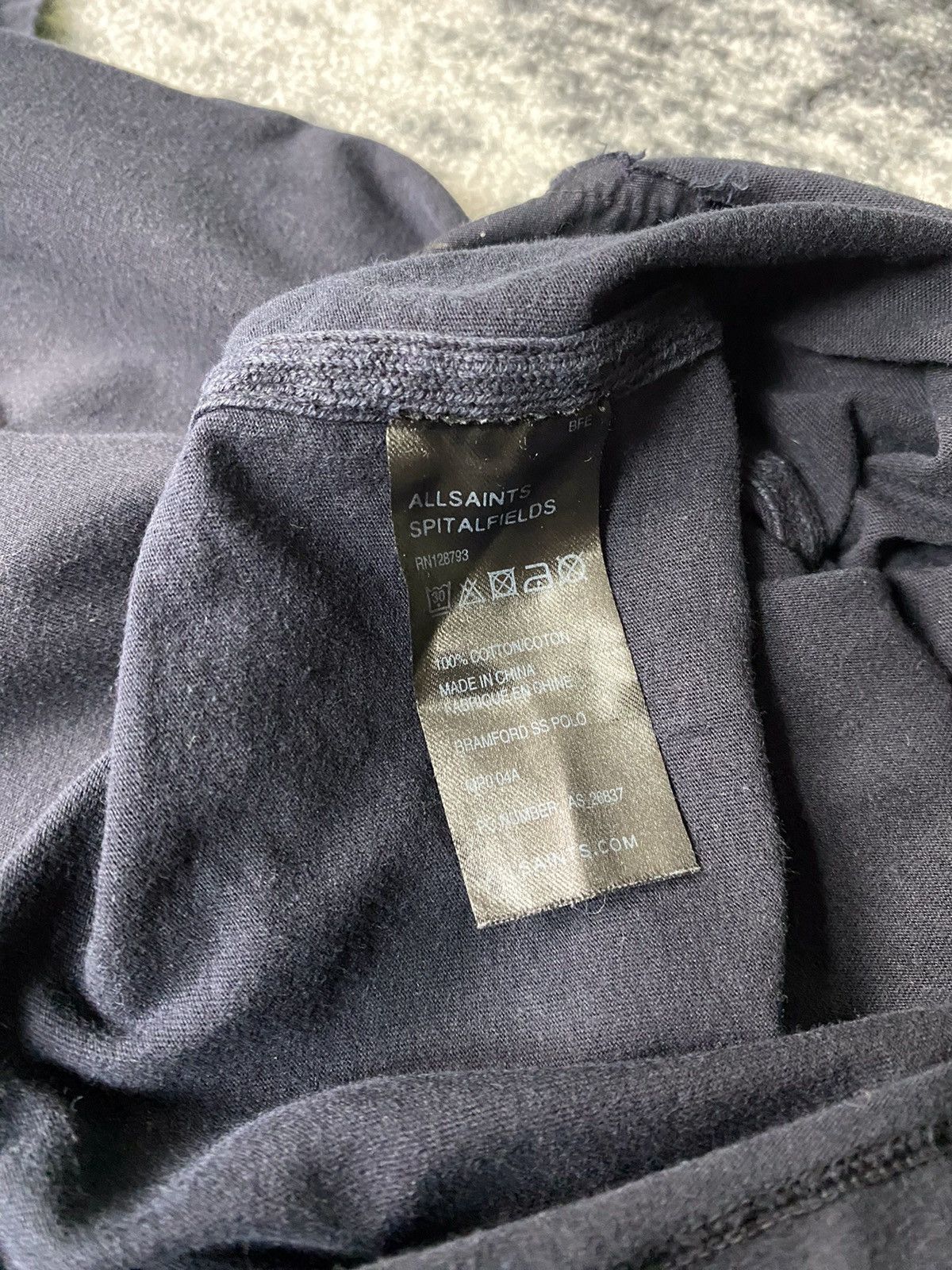 Allsaints × Vintage Vintage Allsaints Spitalfields Polo Classic Casual Style Size US L / EU 52-54 / 3 - 5 Thumbnail