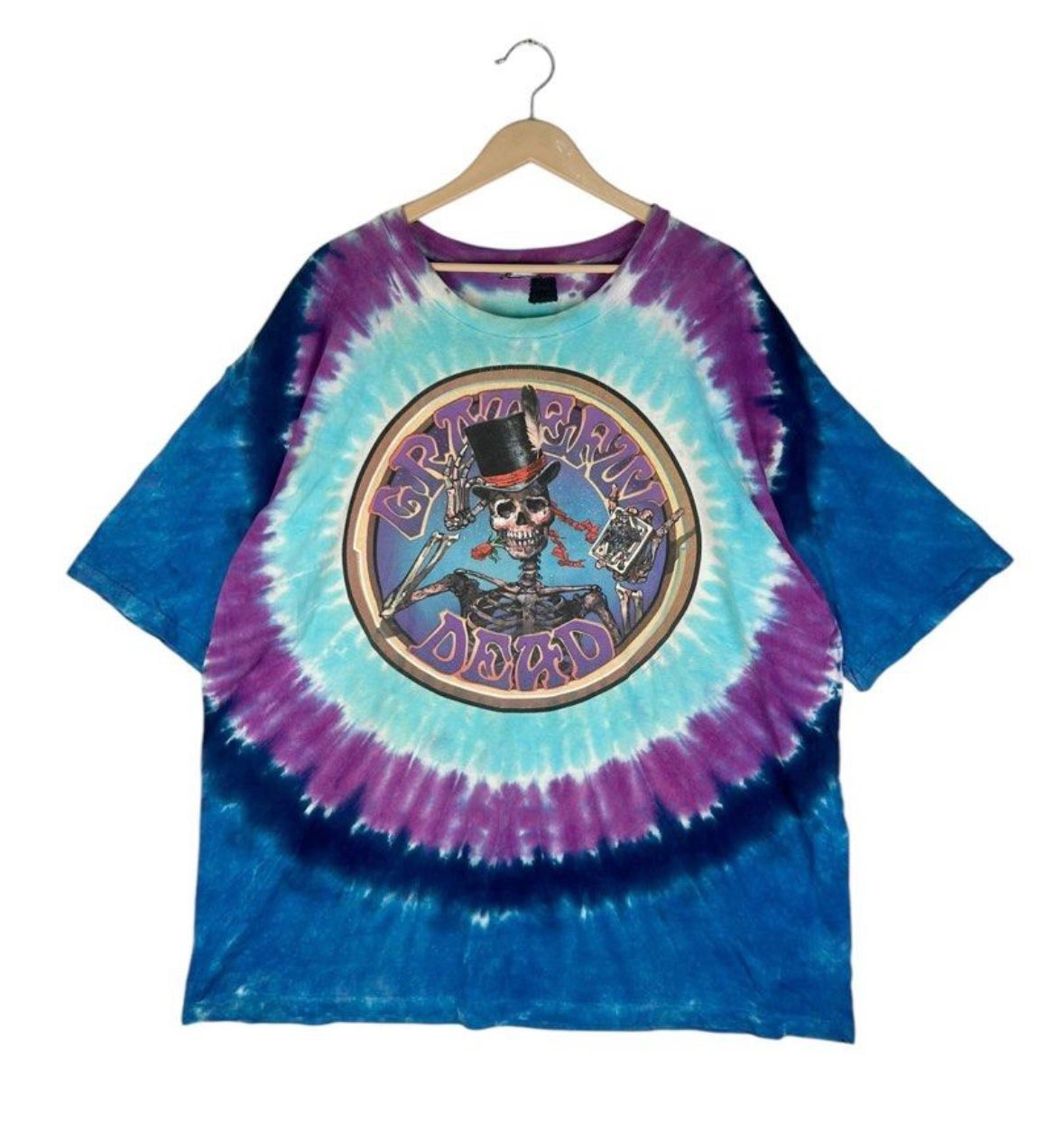 Band Tees × Grateful Dead Vintage Grateful Dead 90s Tye Die Tshirt Size US XXL / EU 58 / 5 - 1 Thumbnail