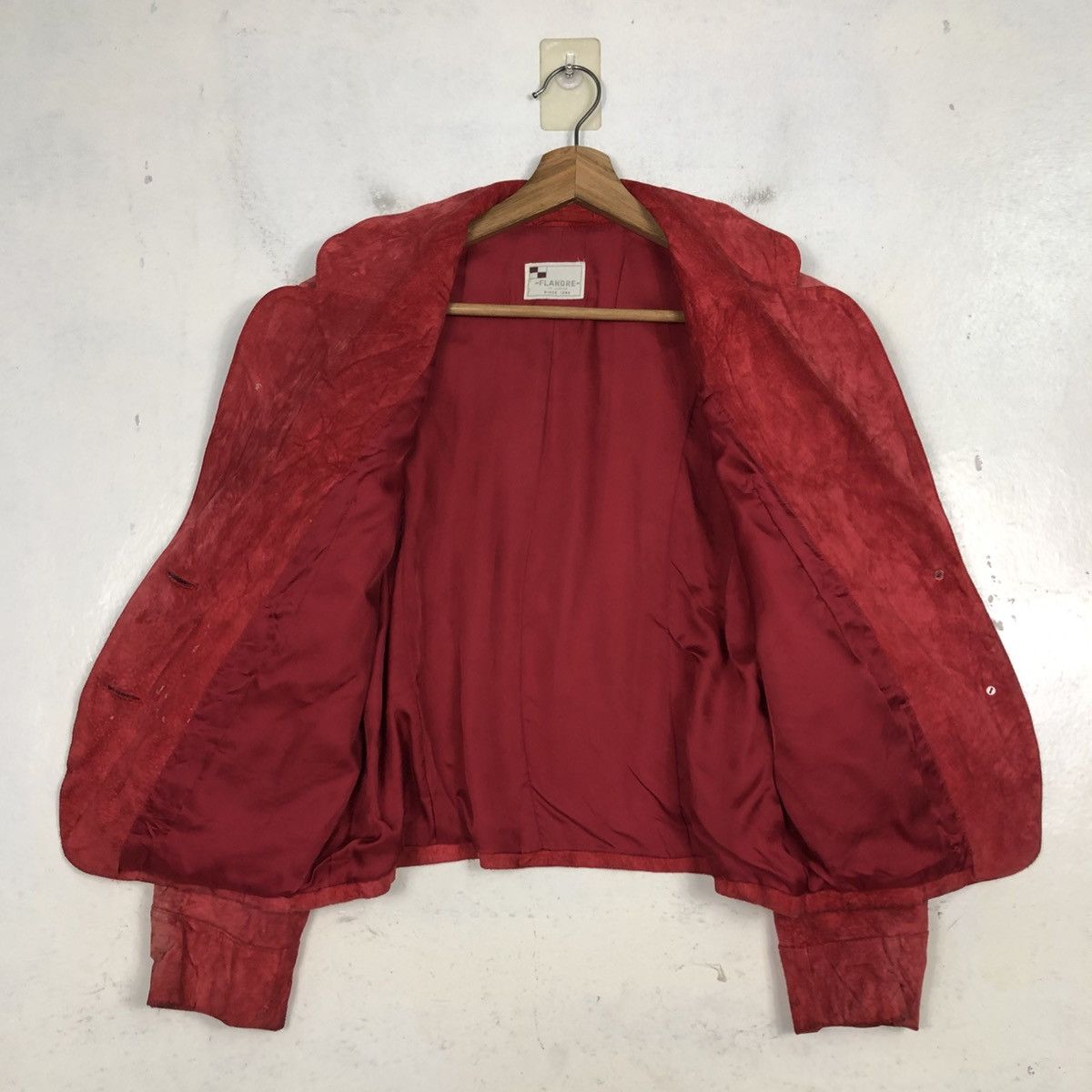 Japanese Brand Vintage Biker Leather Jacket Flandre Japan Issey Miyake Size US M / EU 48-50 / 2 - 15 Thumbnail
