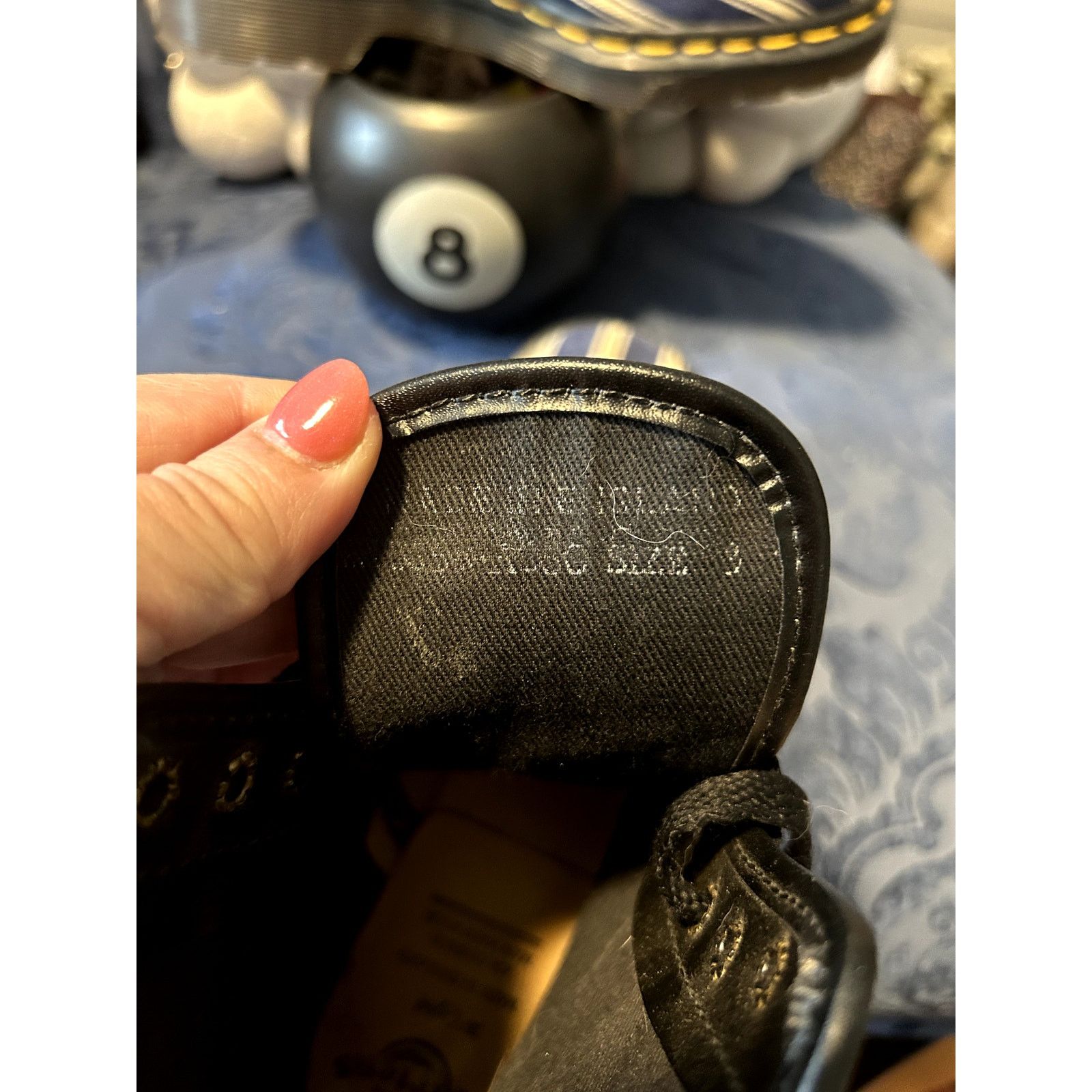 Dr. Martens Dr Martens Navy and Cream Striped Canvas size 5/EU 35 MIE Size US 5 / IT 35 - 6 Thumbnail