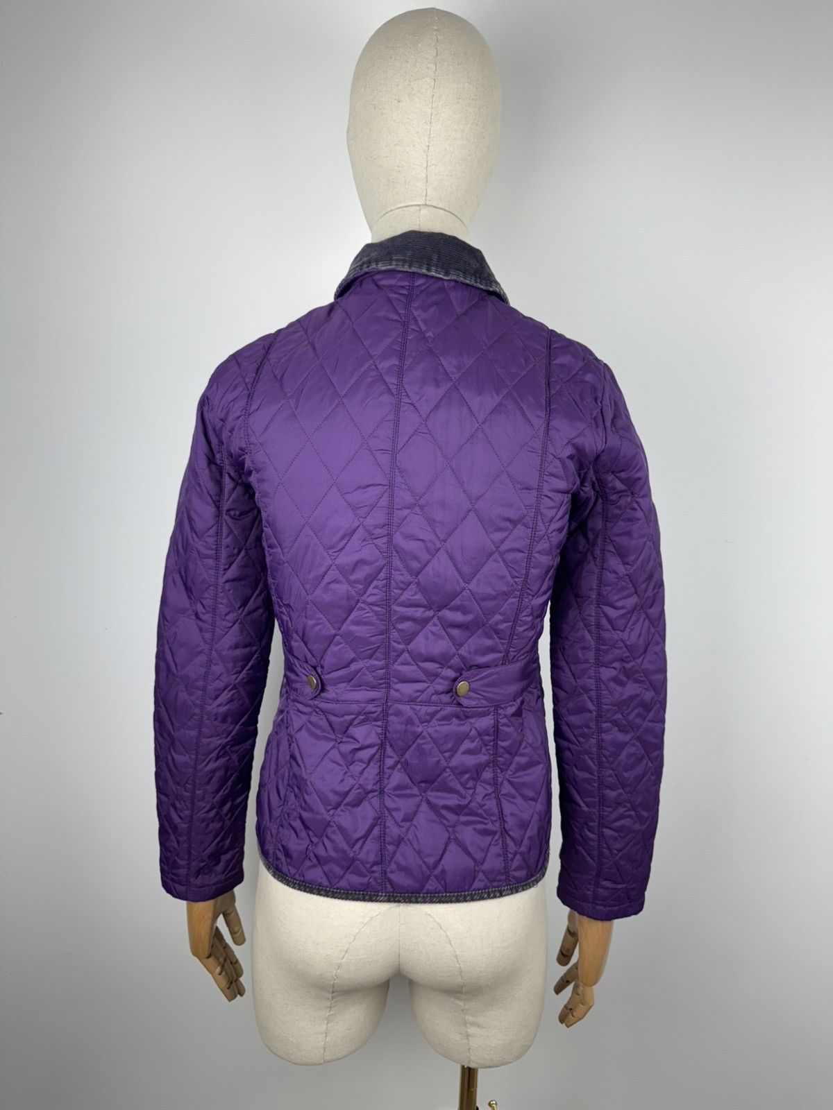 Barbour × Vintage Men’s Vintage Barbour Quit Jacket Purple size 4 Size S / US 4 / IT 40 - 4 Thumbnail